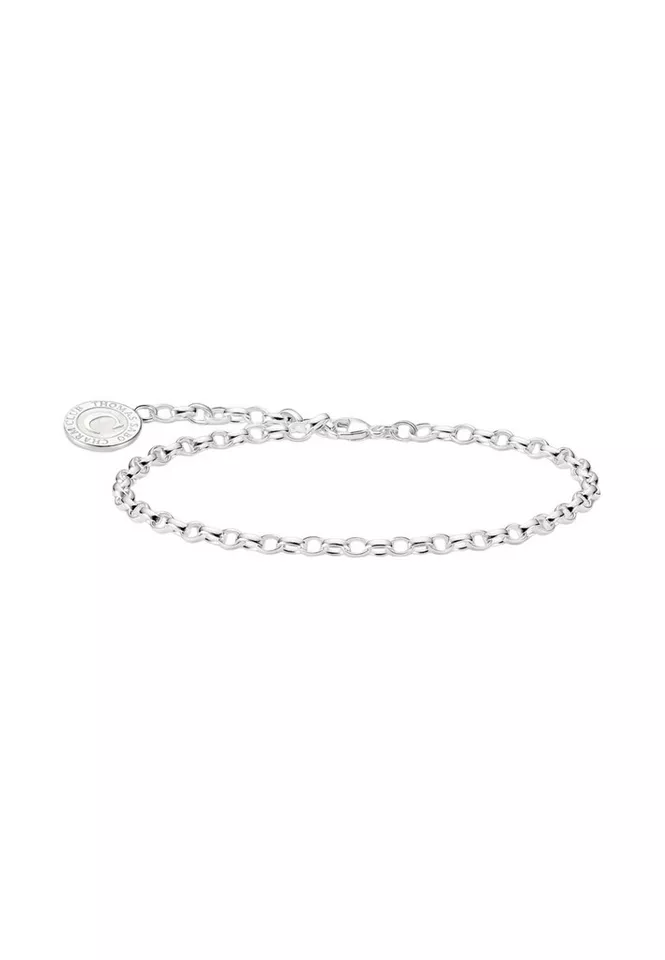 Thomas Sabo Armband Charm-Armband Aus Silber Mit Weißer Münze (Set)