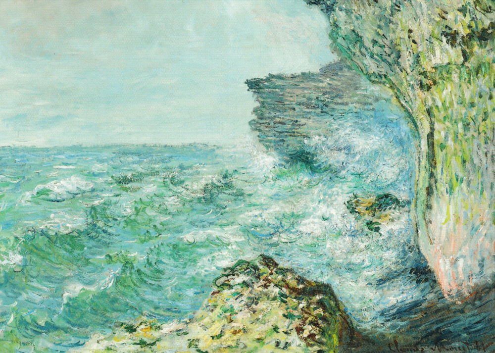 Postkarte Kunstkarte Claude Meer bei "Das Monet Fécamp"