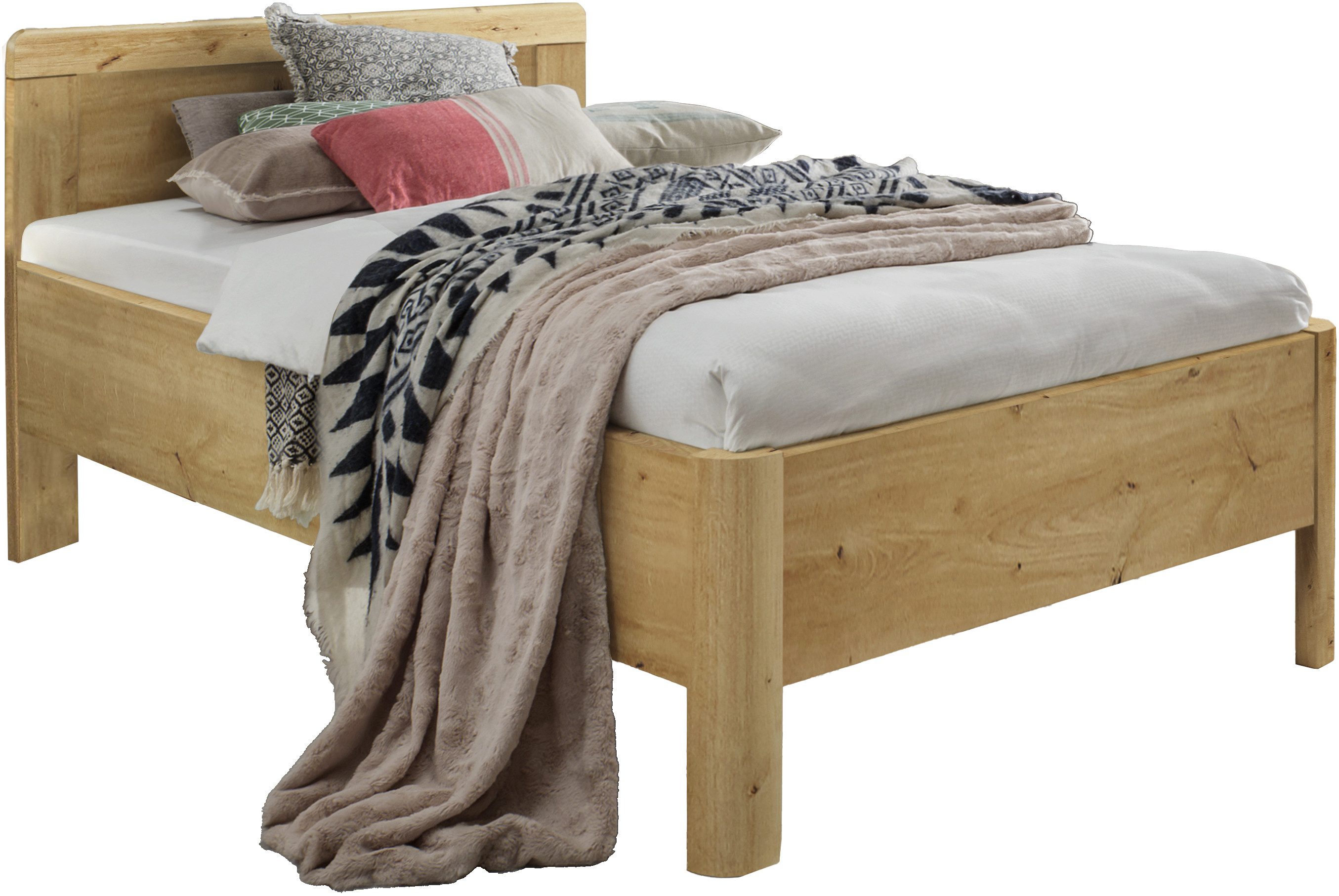 WIEMANN Holzbett Bern, Bettgestell, Bettrahmen, für Schlafzimmer (4-fache L günstig online kaufen