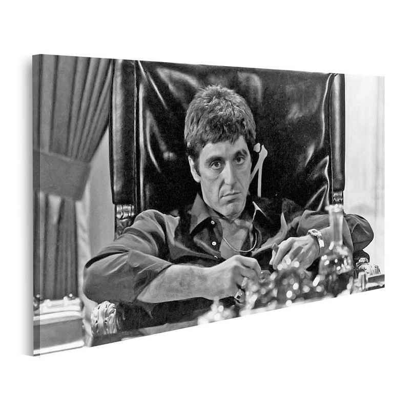 islandburner Leinwandbild Al Pacino Scarface Tony Montana Kult Gangster Movie Film Hol Bilder