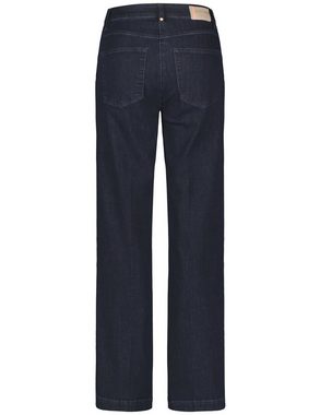 GERRY WEBER Stretch-Jeans Jeans mit weitem Bein und Washed-Out-Effekt
