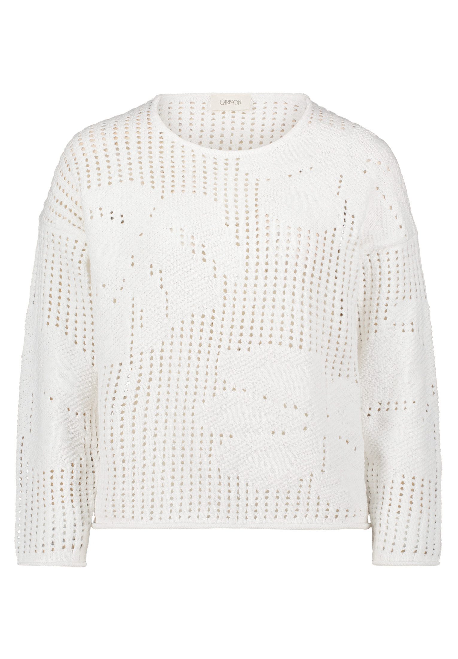 Strickpullover Damen mit Rundhalsausschnitt