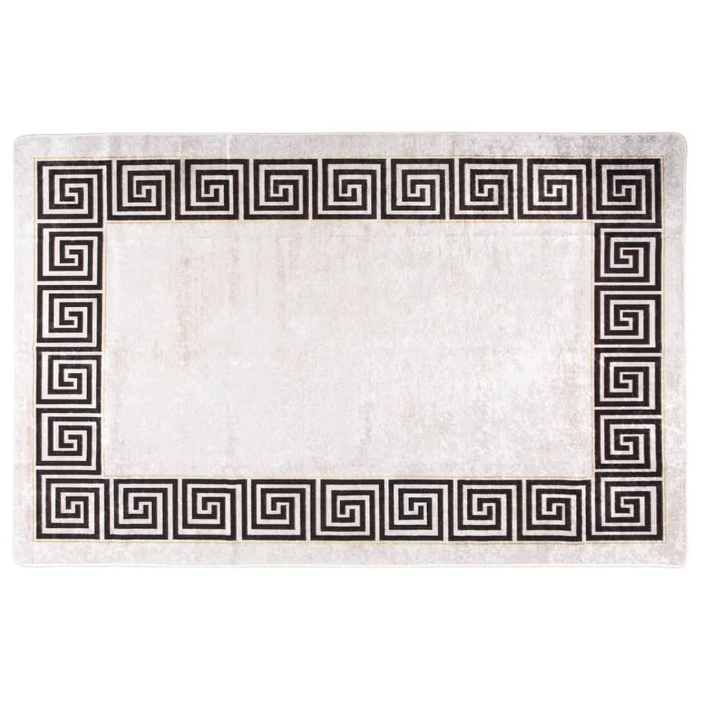 furnicato Teppich Waschbar 160x230 cm Hellbeige günstig online kaufen