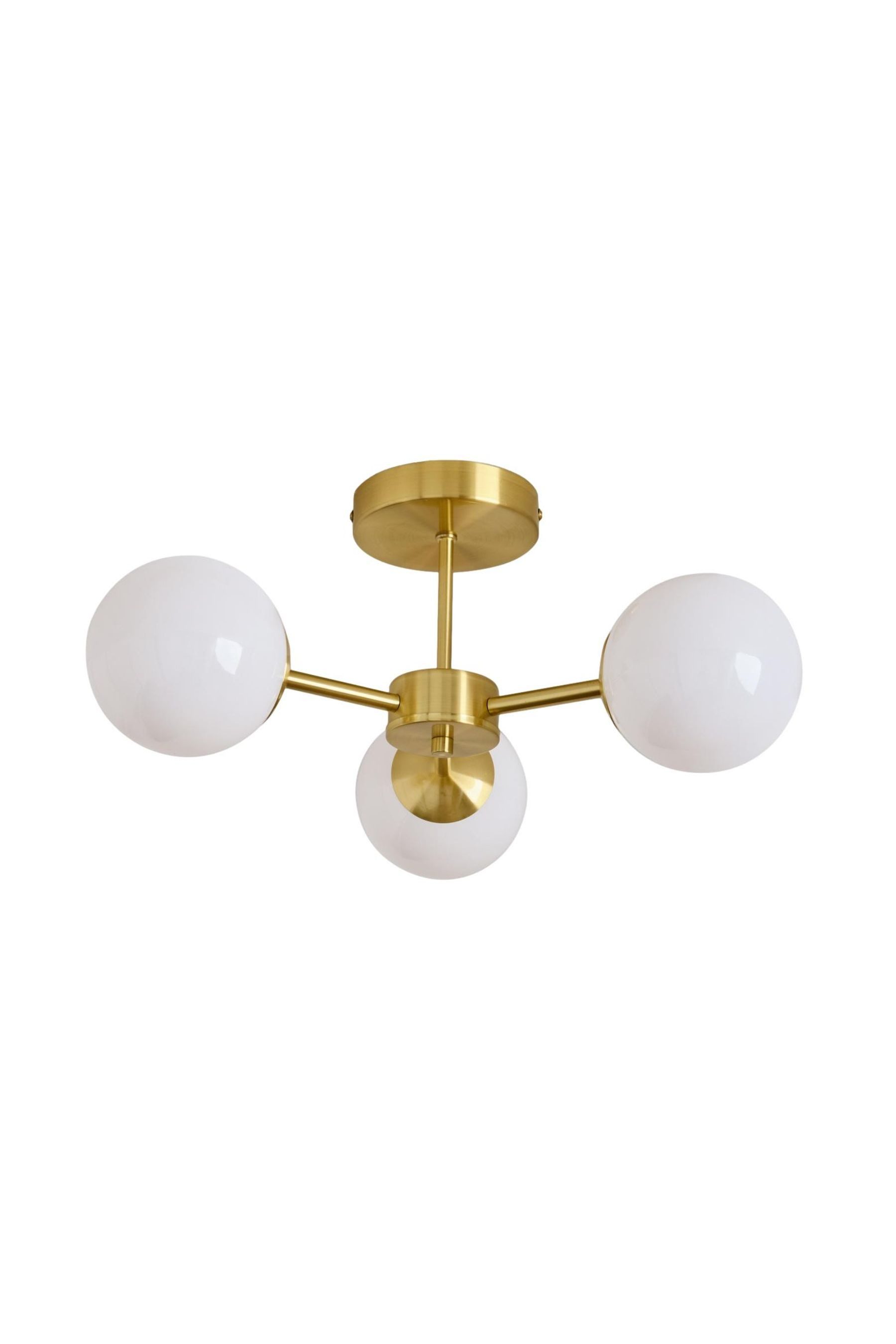 MADE Lampenschirm MADE.COM Globe bündige Deckenleuchte, 3-flammig
