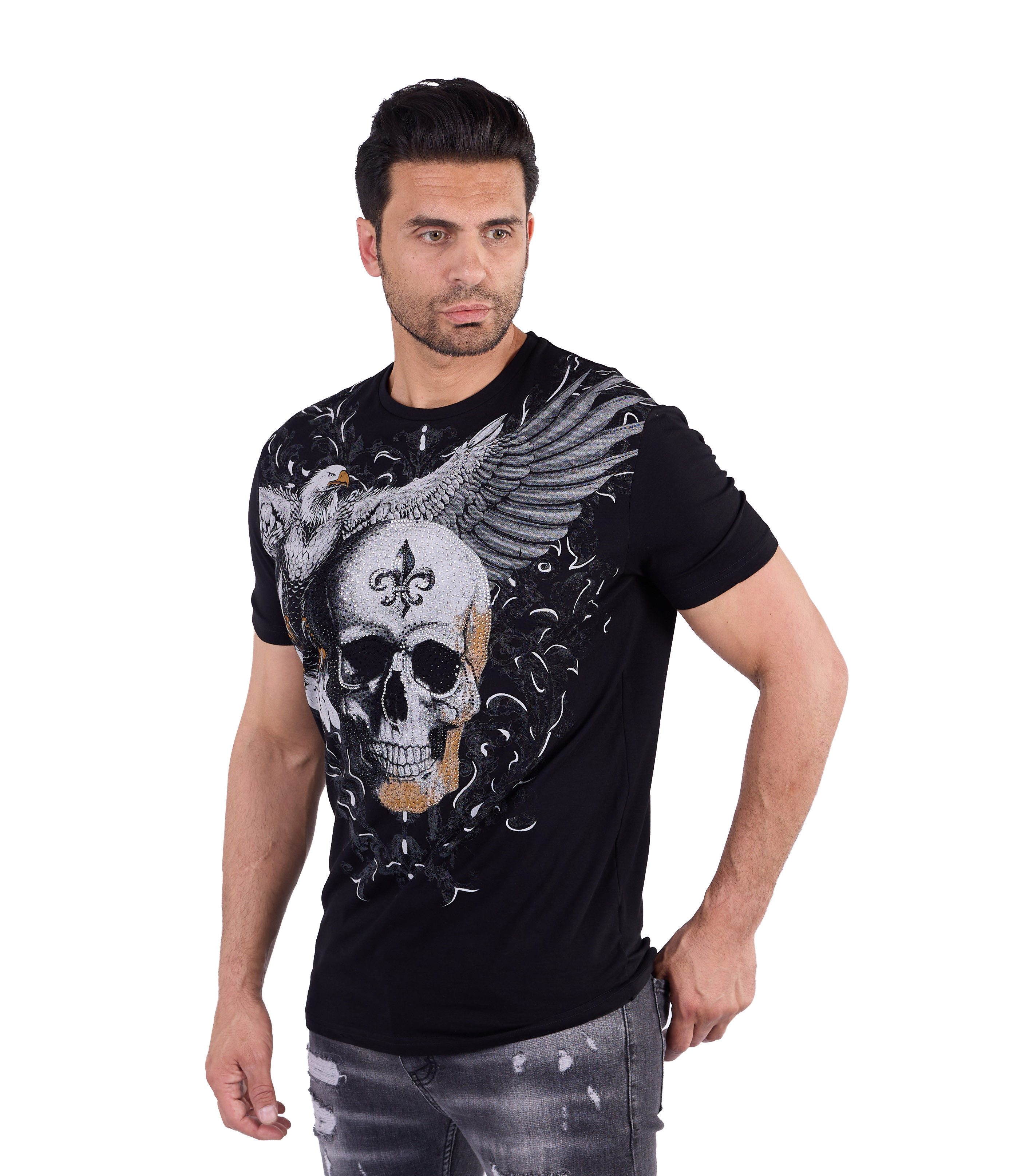 Denim Distriqt T-Shirt Herren SLIM FIT günstig online kaufen