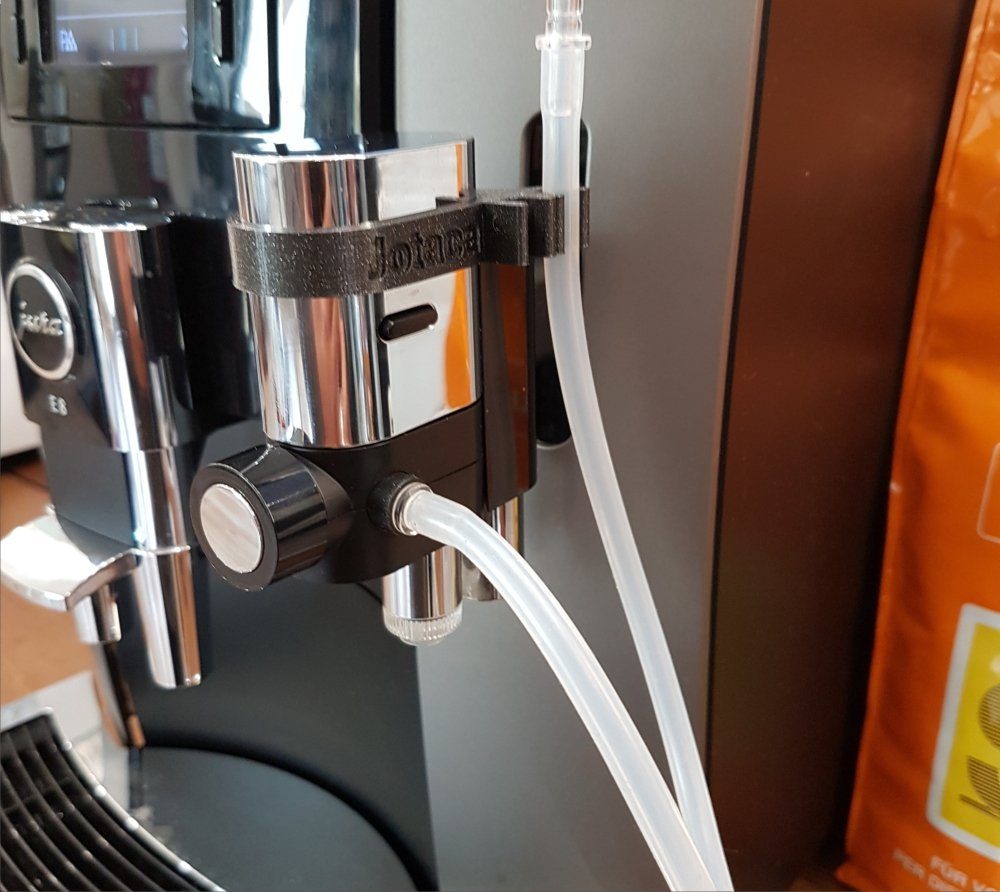 Control Milchbehälter Haltering, ENA RENZ Cool für zu Jura Fluid Kaffeevollautomaten Giga Serie Transparent Verbinder I-Form und Nippel Milchschlauch-Adapter Impressa Aufschäumer, Milchkühler der Zubehör mit