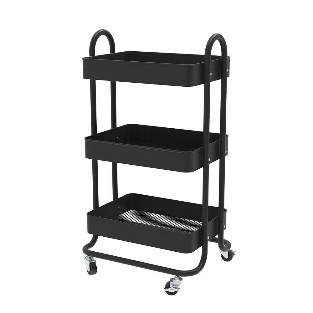 Barschrank Tron, Schwarz, 45.9 x 78.7 cm