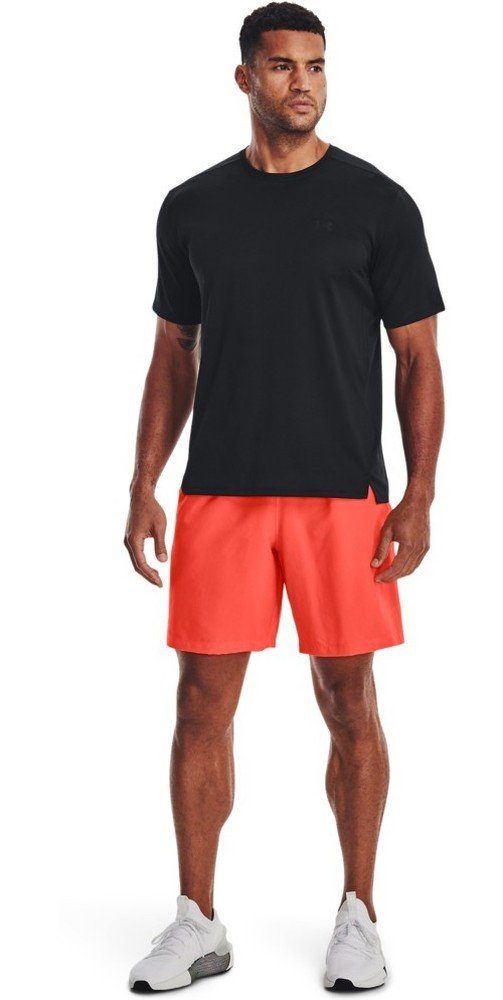 Black UA Shorts Armour® Under 001 Woven Grafik Shorts mit