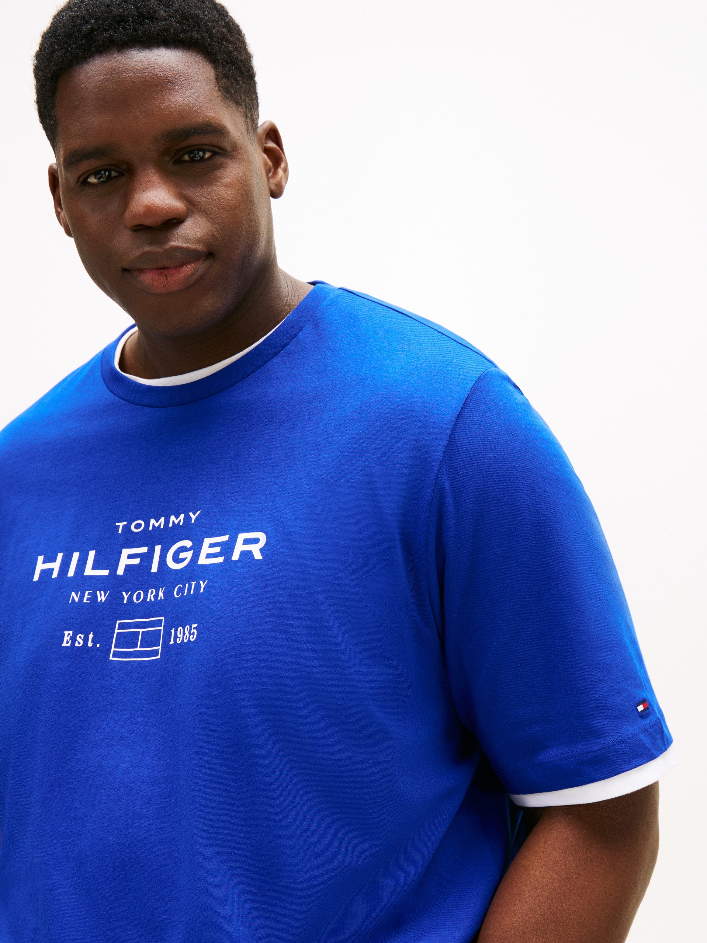 Tommy Hilfiger Big & Tall T-Shirt HILFIGER STACK GRAPHIC TEE Große Größen günstig online kaufen