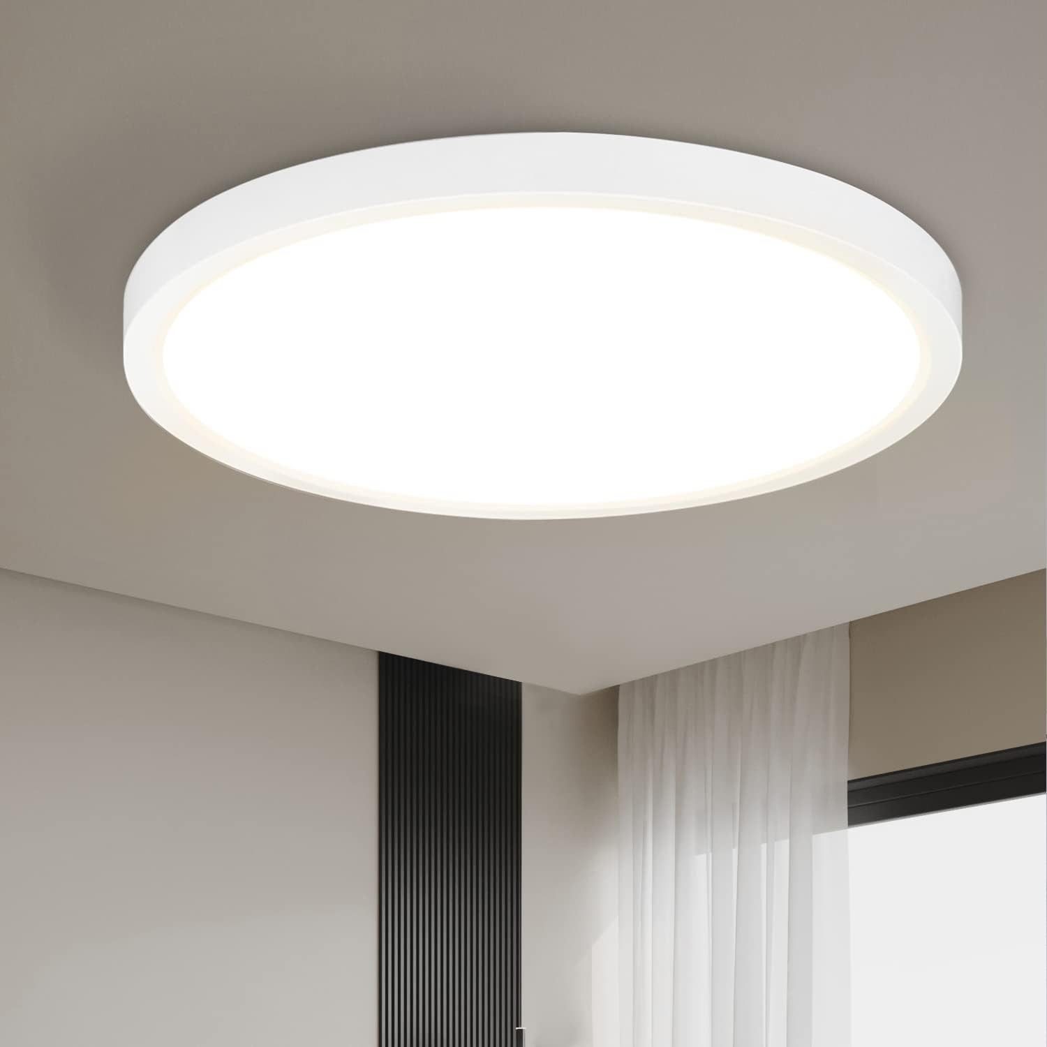 ZMH LED Deckenleuchte Wohnzimmer Deckenlampe Modern einfache Selbstmontage günstig online kaufen