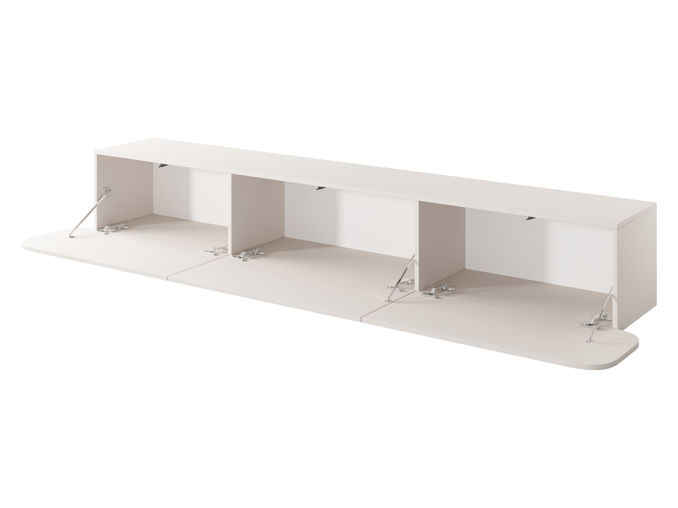 MIRJAN24 TV-Schrank B Rene 3D (mit drei Klappen) 240x36x34 cm, Hängend