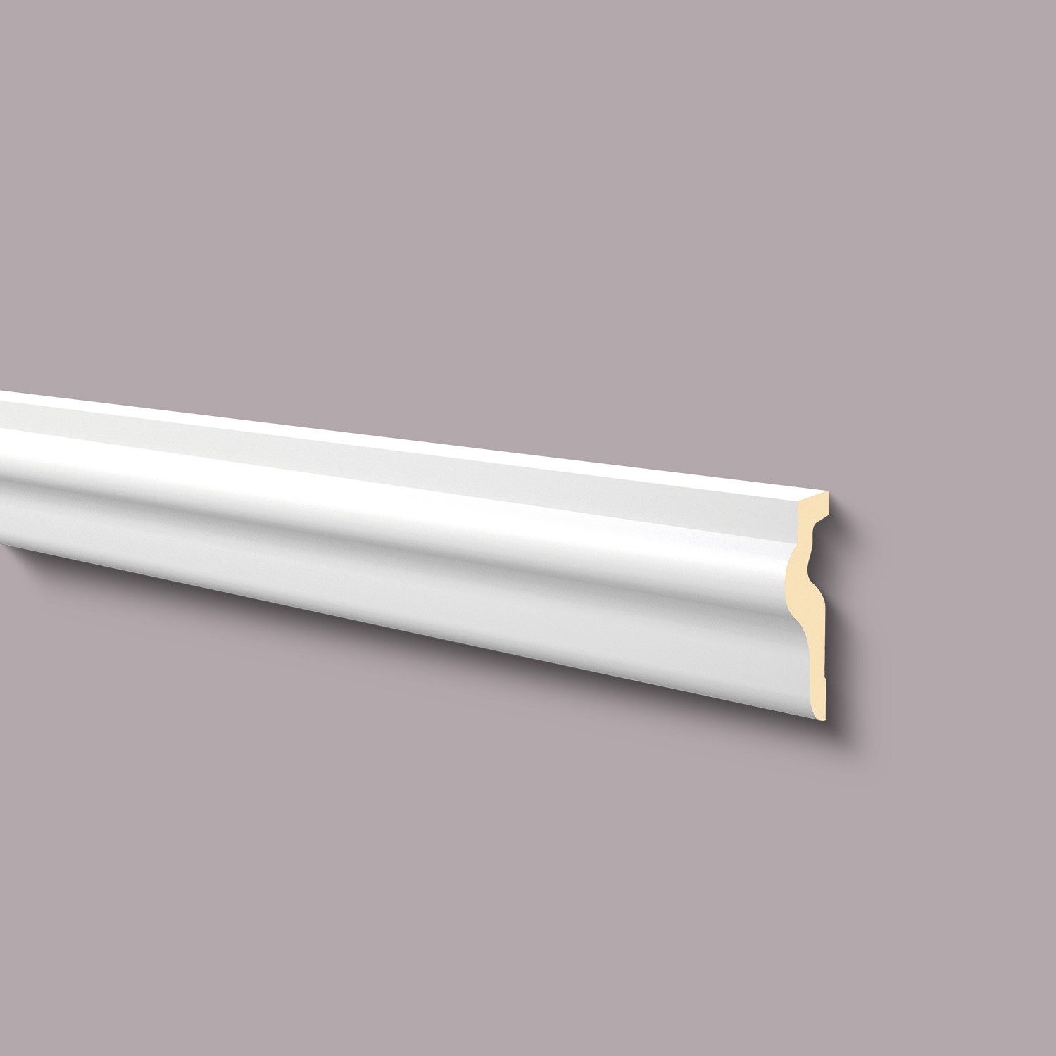 NOËL & MARQUET by nmc Zierleiste NMC MA13 Türumrandung Fassadenstuck Fensterumrandung Fassadenprofil 2m, kleben, Polyurethan Hartschaum, Türumrandung, 1-St., Türumrandung, Fassadenstuck Fensterumrandung Fassadenprofil Modern weiß vorgrundiert