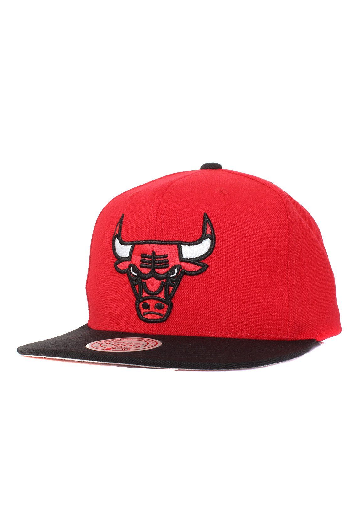 Mitchell & Ness Snapback Cap Mitchell & Ness NBA Wool 2 Tone Snapback Cap 6HSSMM19201 CHICAGO BULLS Rot Schwarz