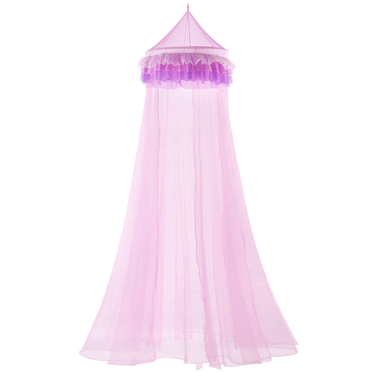 COSTWAY Betthimmel Baldachin, aus Polyester, 60x210x650cm