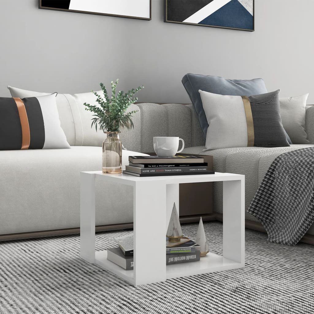 furnicato Couchtisch Weiß 40x40x30 cm Holzwerkstoff günstig online kaufen
