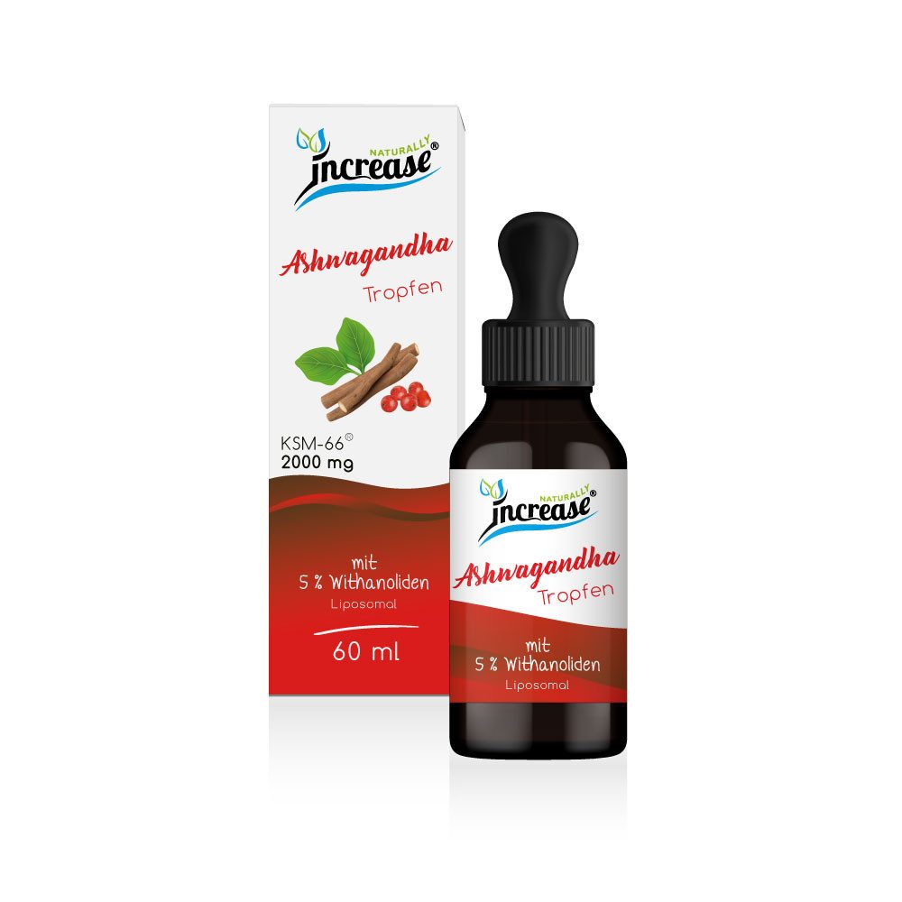 Liposomales Ashwagandha - KSM-66-2000mg Ashwagandha pro Tag Tropfen