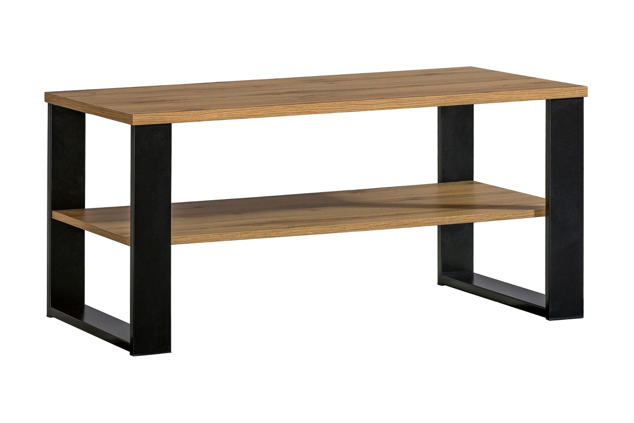 Deine Möbel 24 Couchtisch LAMI 09 im Loft-Stil, mit Ablagefach, Holzdekor Wotan Eiche (LAMI - Kollektion, 1-St., Set), Vielseitig kombinierbar mit Möbeln der LAMI-Serie