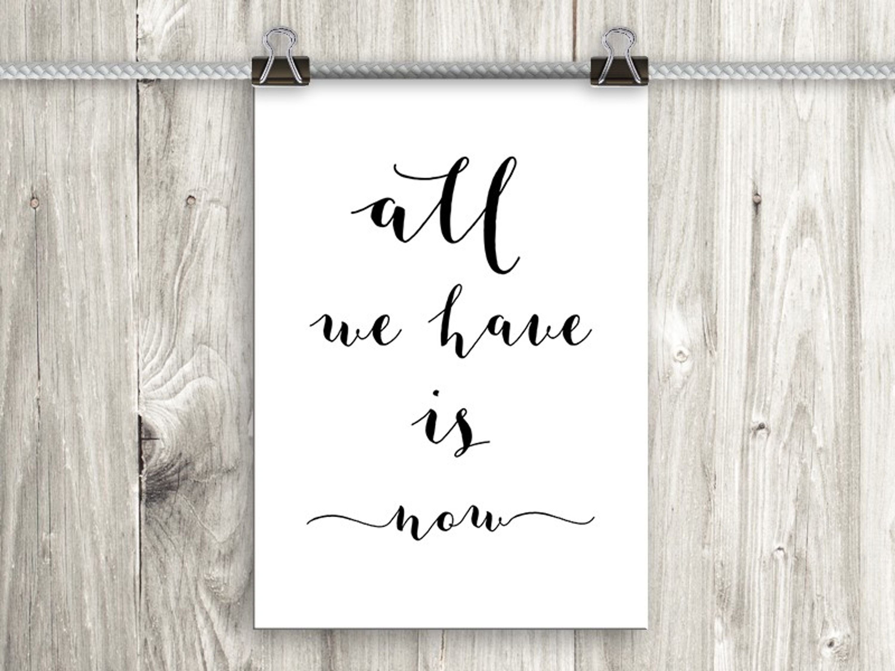 artissimo Poster Poster mit Spruch DinA4 Bild Wandbild Motivation schwarz-weiß, englische Zitate und Sprüche: Motivation