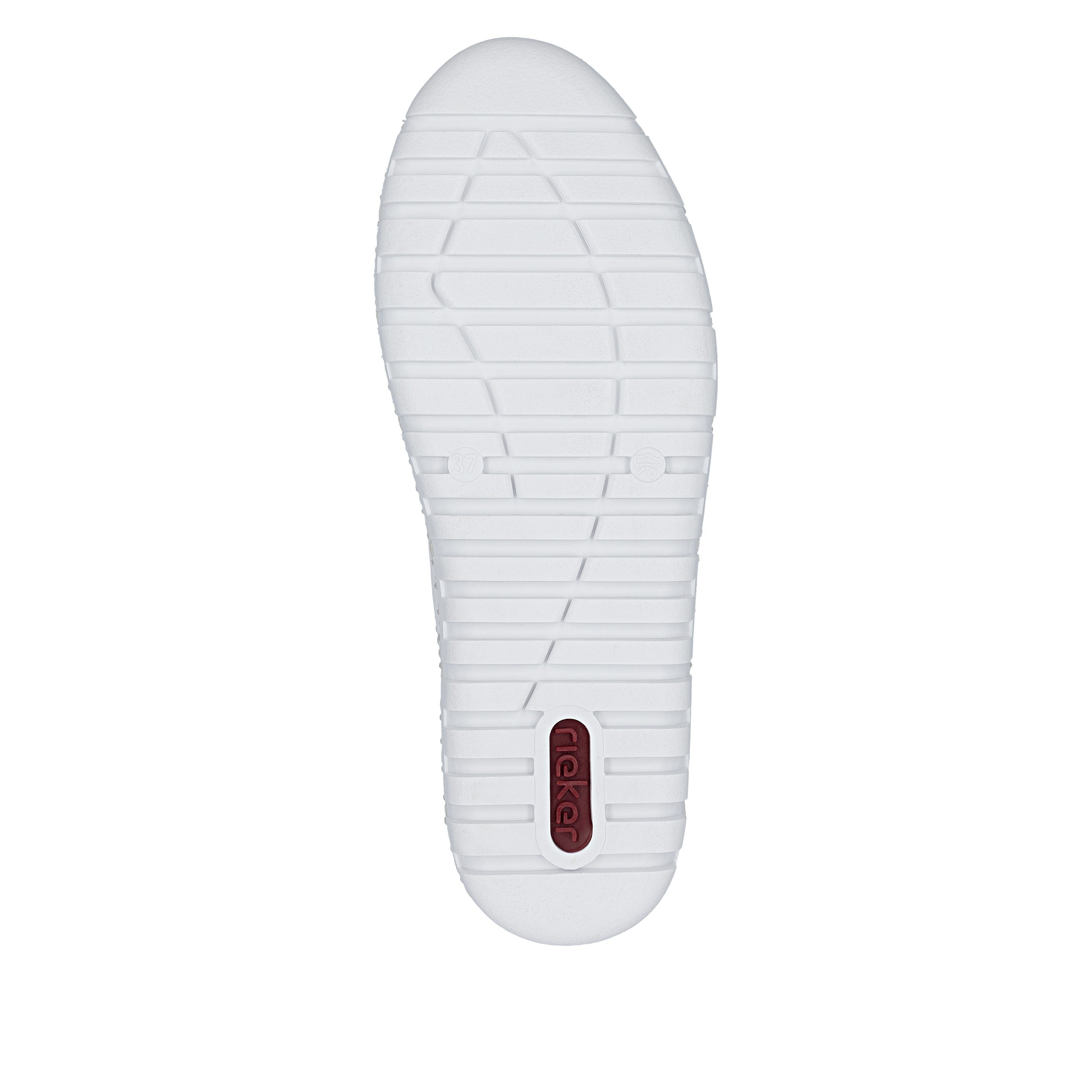 Rieker Schnürschuh Sneaker, Halbschuh, Schnürer mit sommerlichem Motiv-Druck