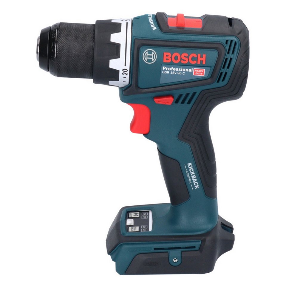 Thumbnail - Bosch Professional Säulenbohrmaschine GSR 18V-90 C Professional 18 V 64 Nm + 3x Akku 4 Ah + Lader 0615A5002R