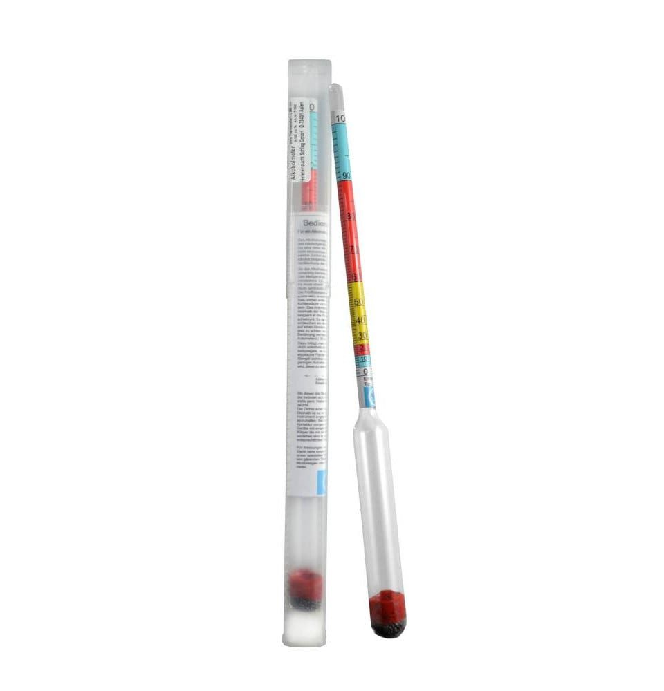 Vina Anzeigegerät Vina Alkoholmeter ohne Thermometer 26 cm 0 - 100 %