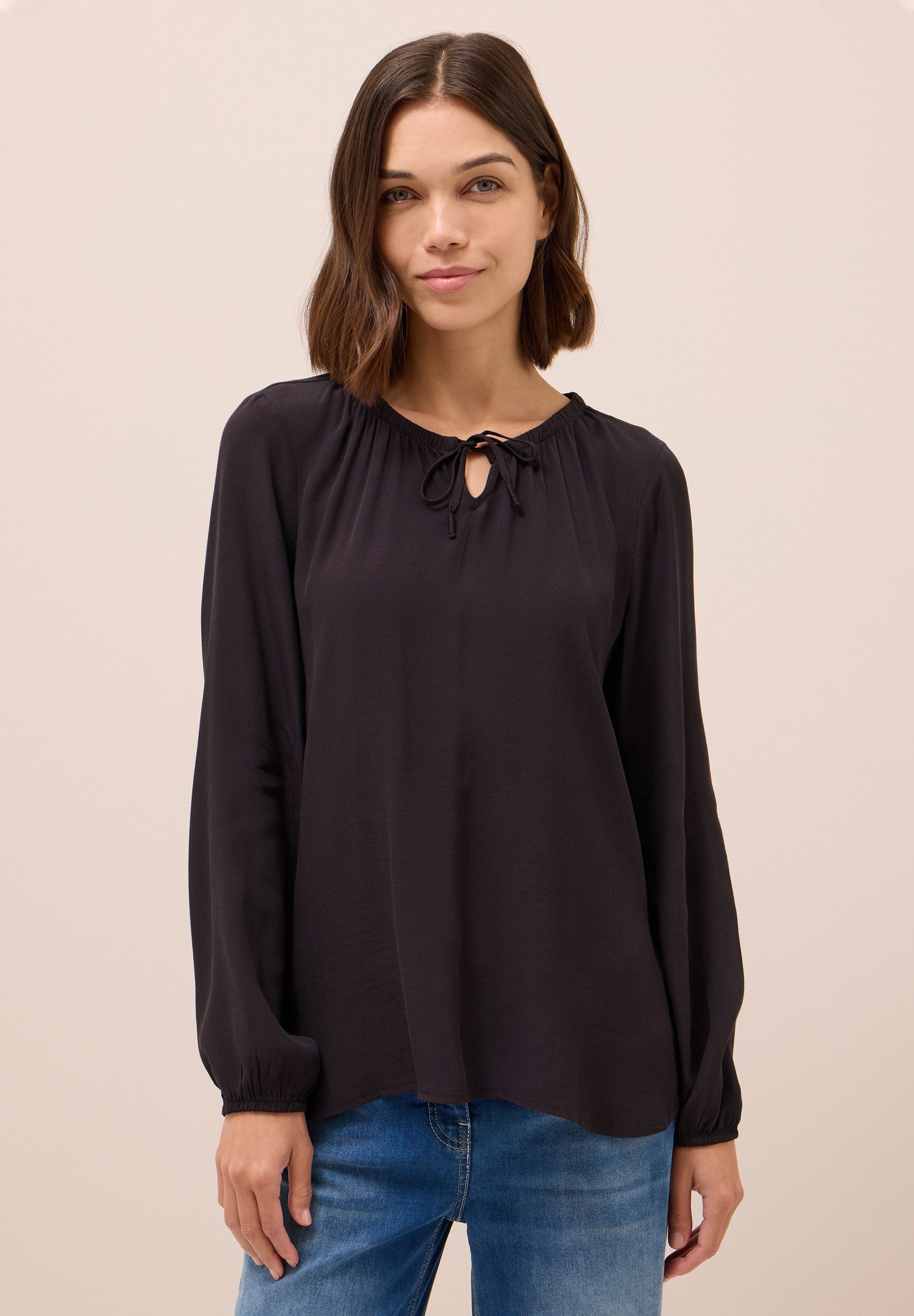 CECIL Langarmbluse aus softer Viskose