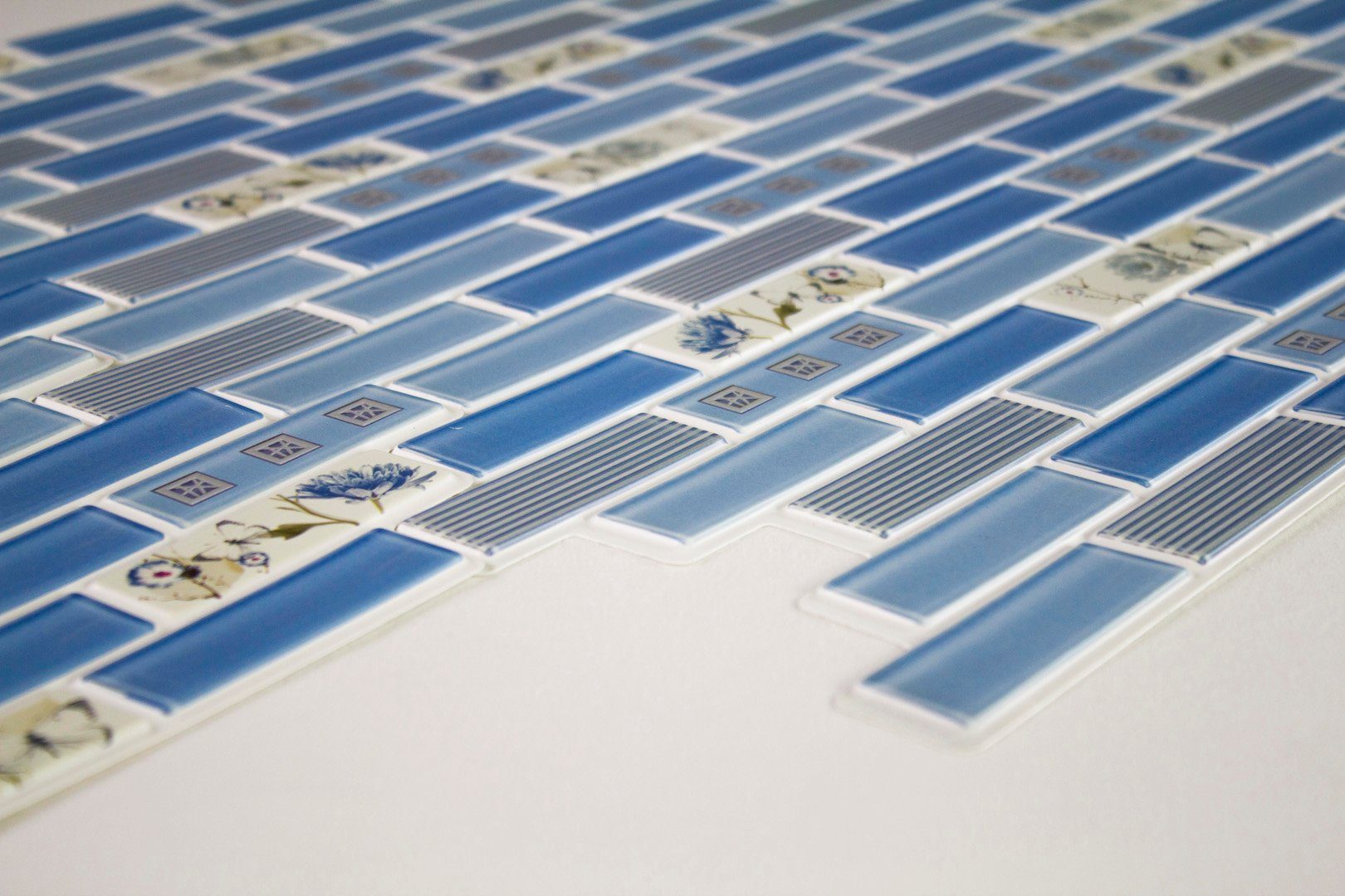 Hexim Wanddekoobjekt BLUE FLOWERS (Restposten! - günstig online kaufen