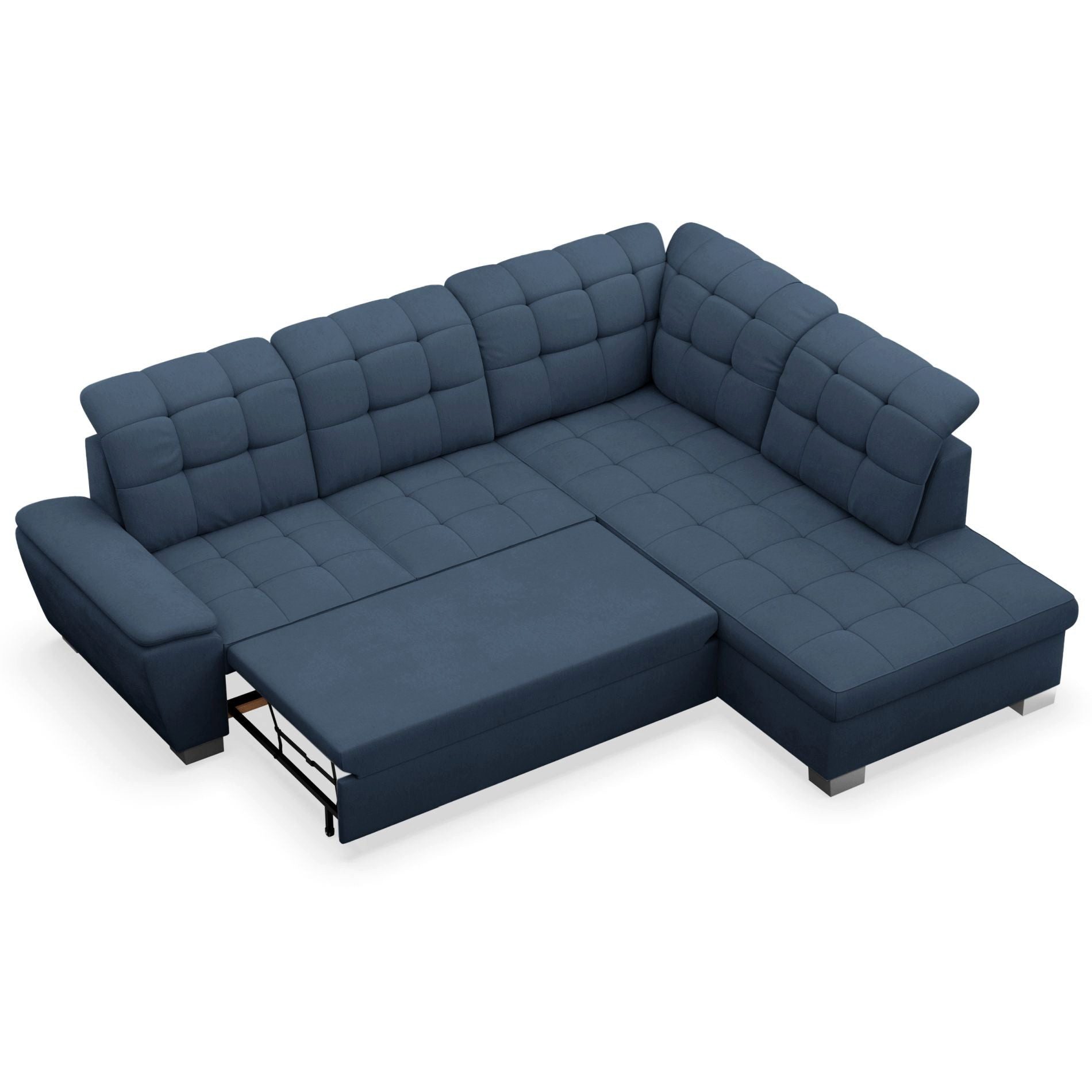 Selsey Ecksofa JAMAAL, Ecksofa mit Schlaffunktion, Bettkasten & Verita-Stoff, L-Form