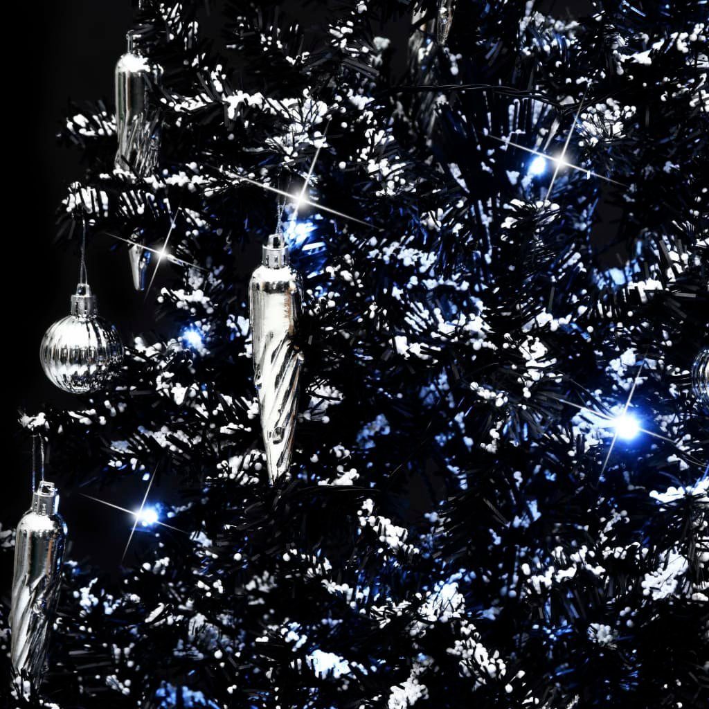 DOTMALL Künstlicher Weihnachtsbaum Tannenbaum mit 70 140 cm Schirmfuß Schwarz Höhe und Zweigen