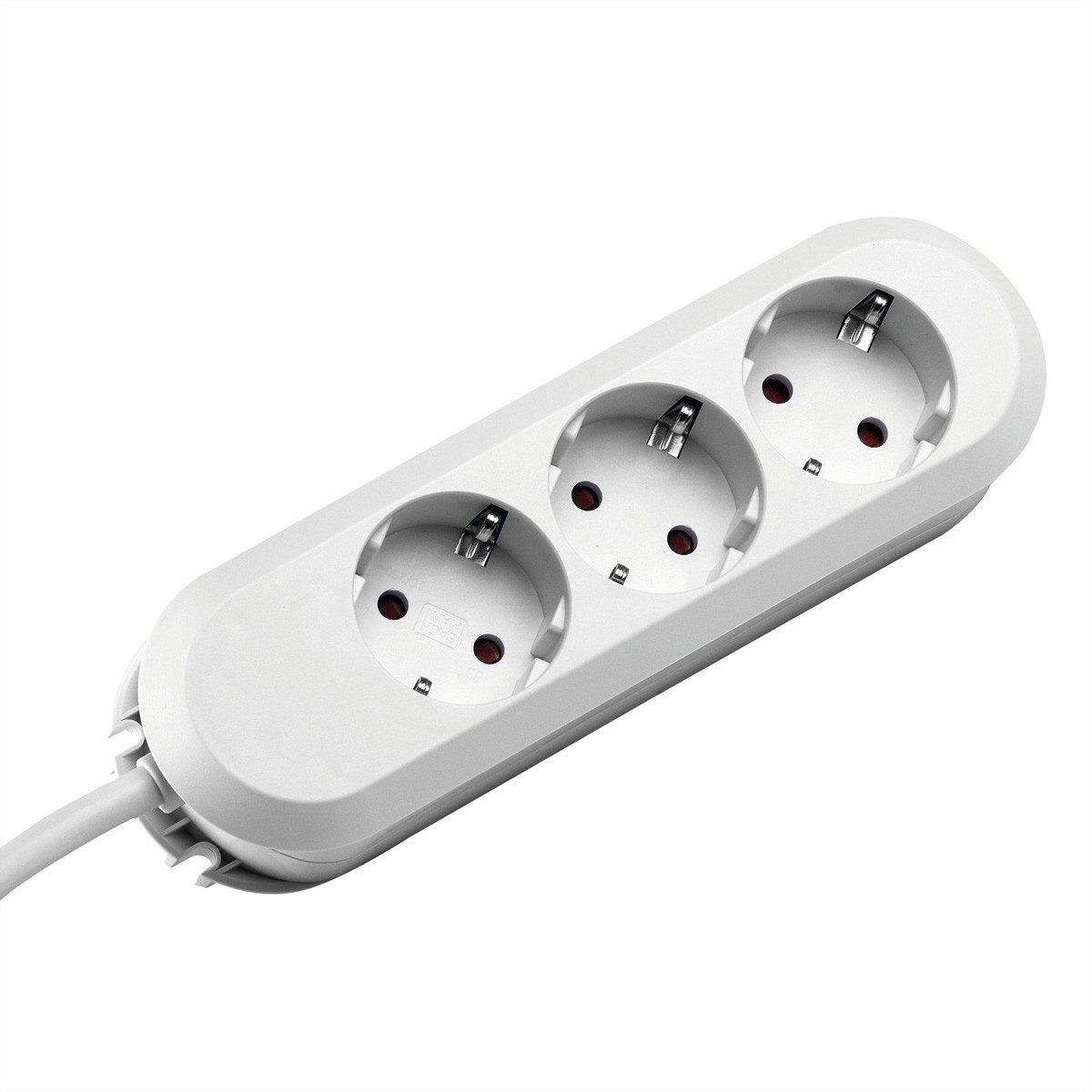 Bachmann SMART Steckdosenleiste 3x Schutzkontakt Steckdosenleiste (Kabellänge 3 m), geschraubt, 388.271