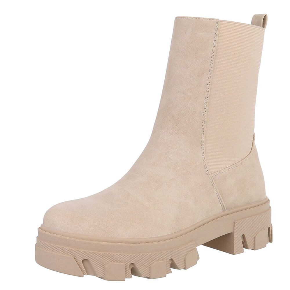 Ital-Design Stylische Stiefelette mit robuster Sohle günstig online kaufen