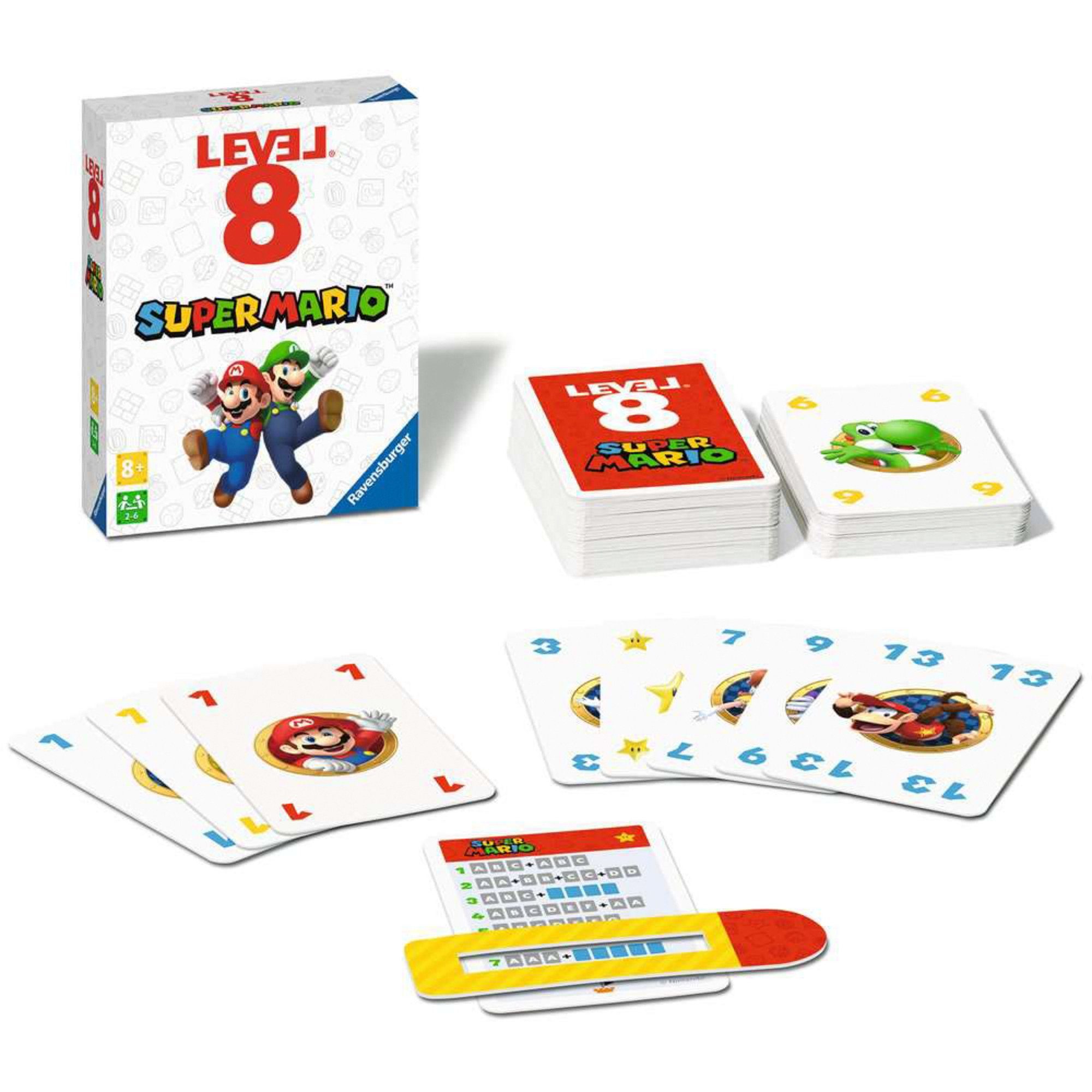 Ravensburger Spiel Ravensburger Super Mario Level 8, Kartenspiel