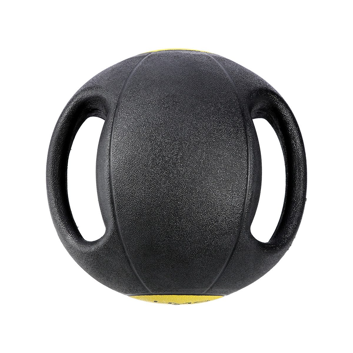 HMS Medizinball Gewichtsball Fitnessball Krafttraining (Spar-Set, 1-St., Ø 23 cm rutschfest), 2 rutschfeste Griffe, sandgefüllt, Gummimantel