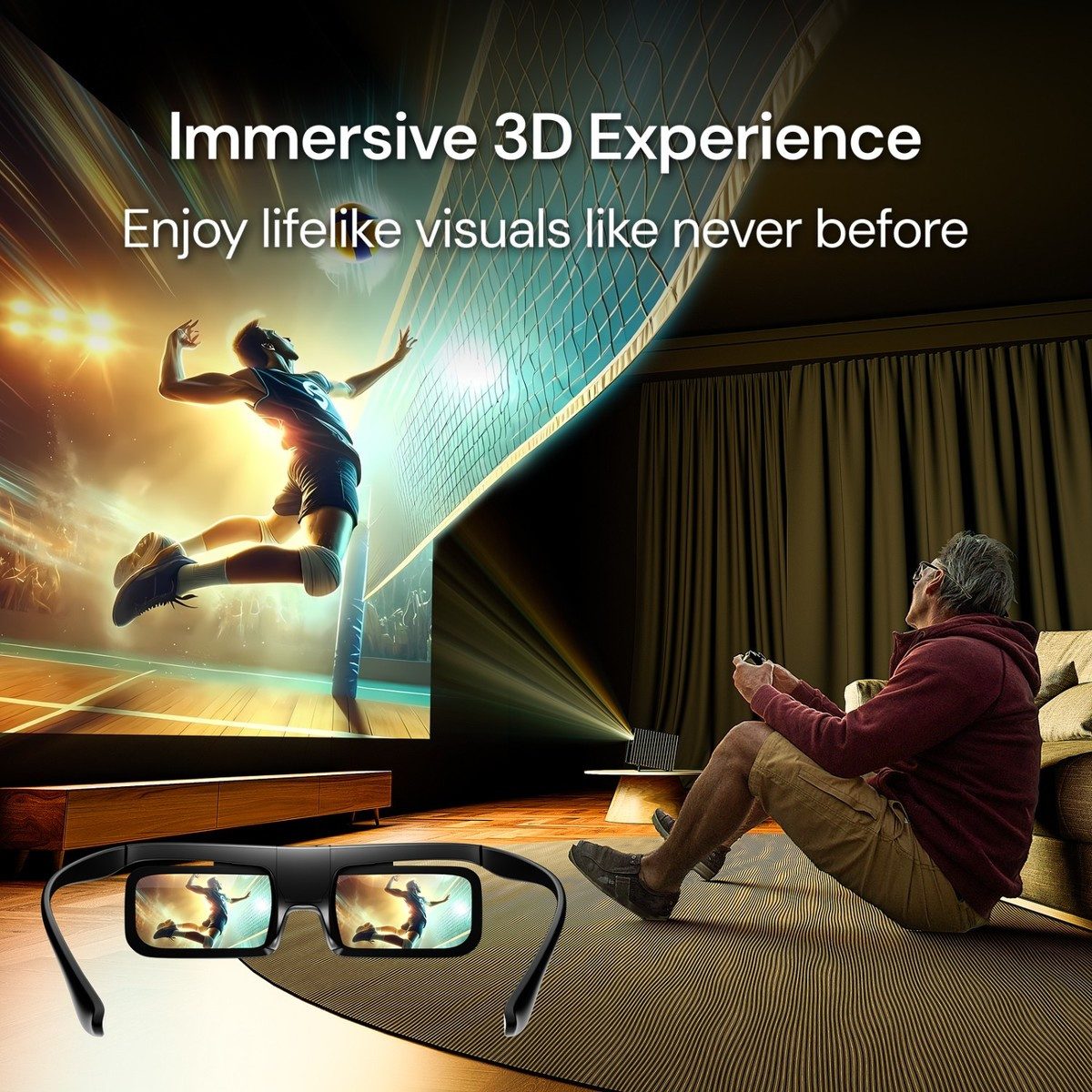 Valerion 3D Glasses Beamer