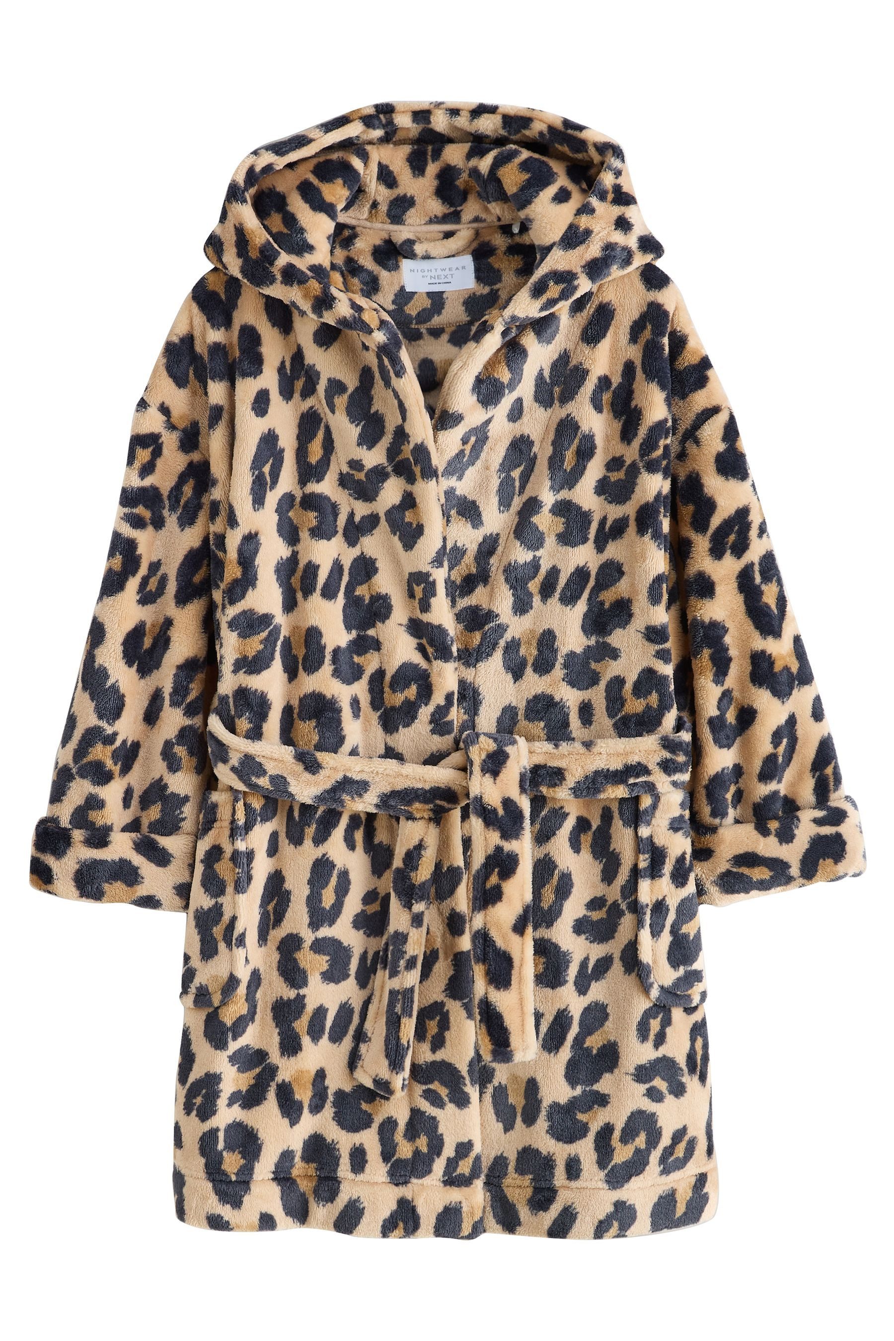 Next Kinderbademantel Bademantel aus Fleece, Polyester (recycelt), Polyester