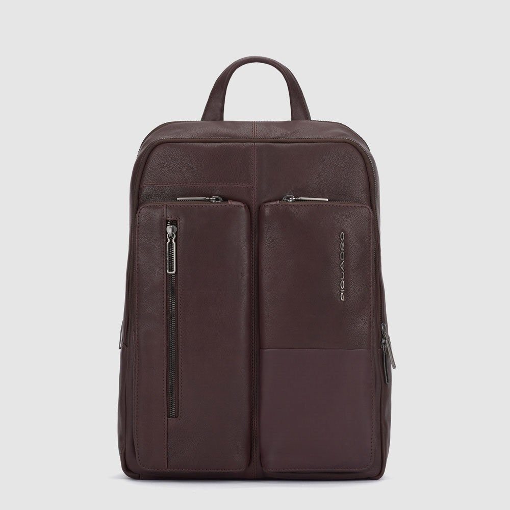 Piquadro Rucksack Ronnie Laptoprucksack 14 Zoll marrone Brown | Rucksäcke