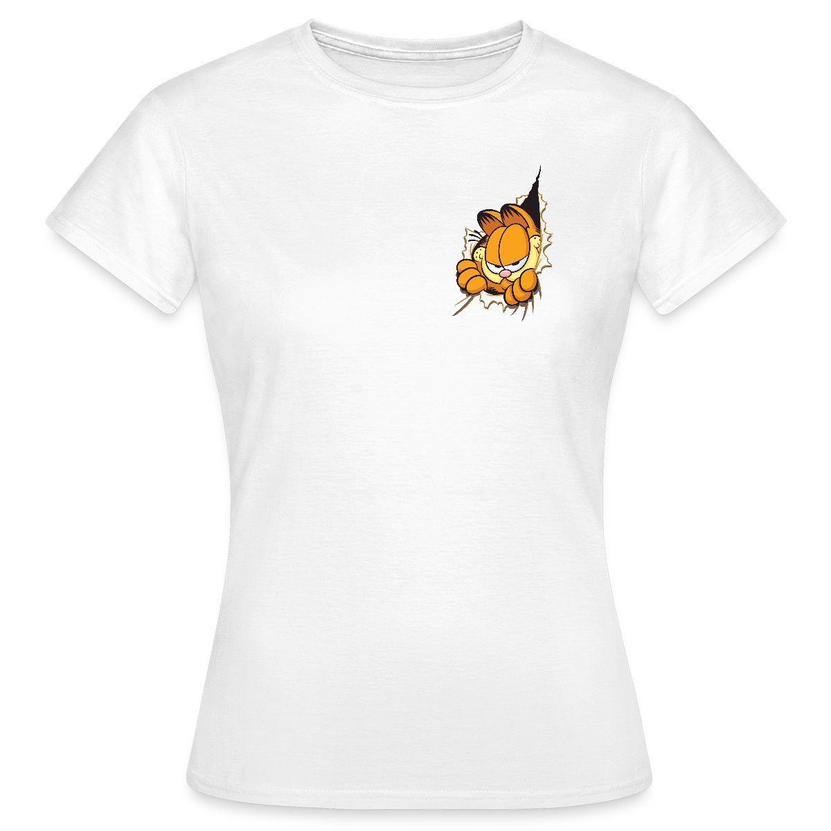 Spreadshirt T-Shirt Garfield Hier Ist Garfield günstig online kaufen