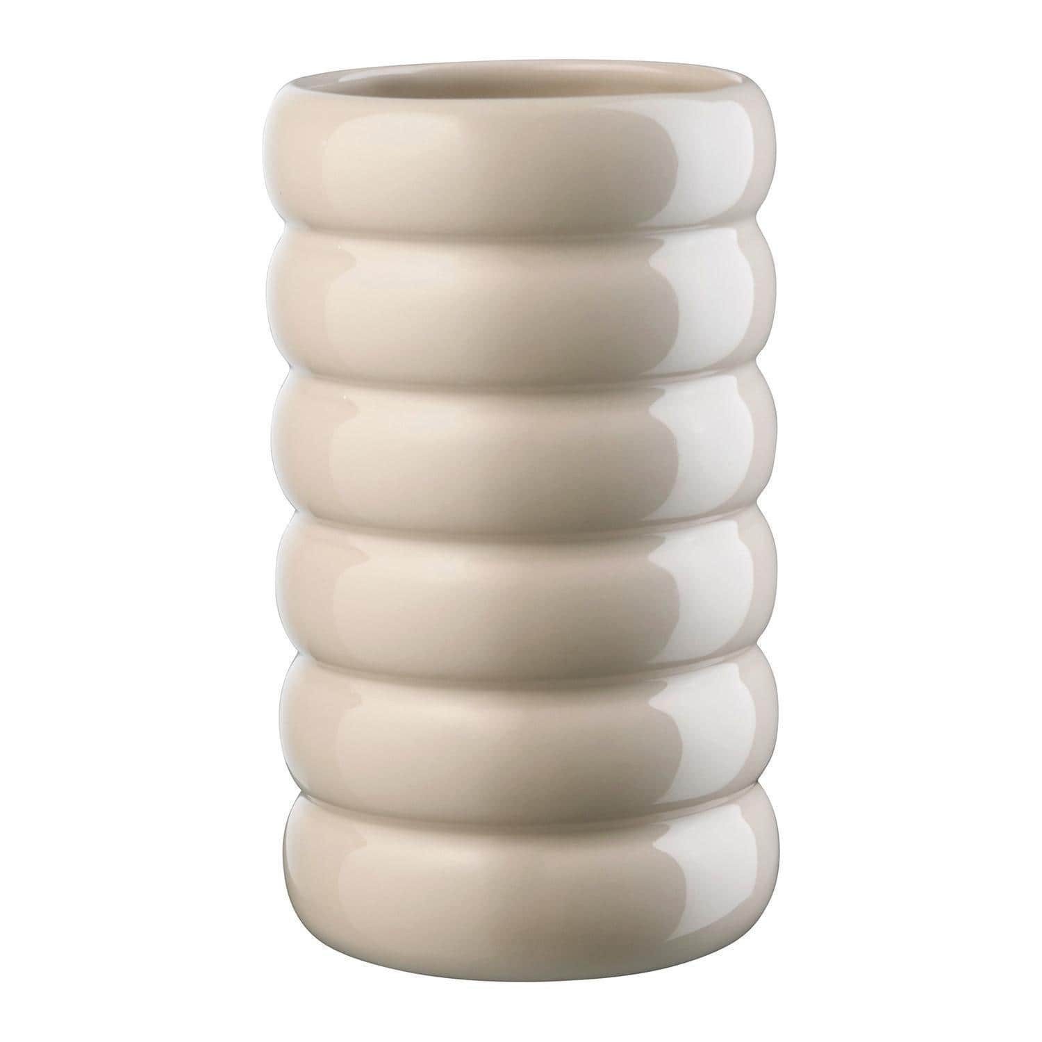 ASA SELECTION Tischvase Vase LOOPY, Beige, Ø 10 x H 21 cm, (1 St), Steingut günstig online kaufen