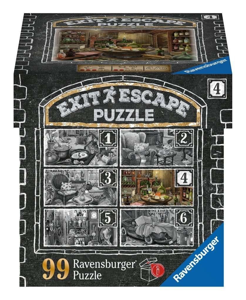 Ravensburger Puzzle Exit Puzzle Im Gutshaus Zimmer 4 - Weinkeller 99 Teile, 99 Puzzleteile