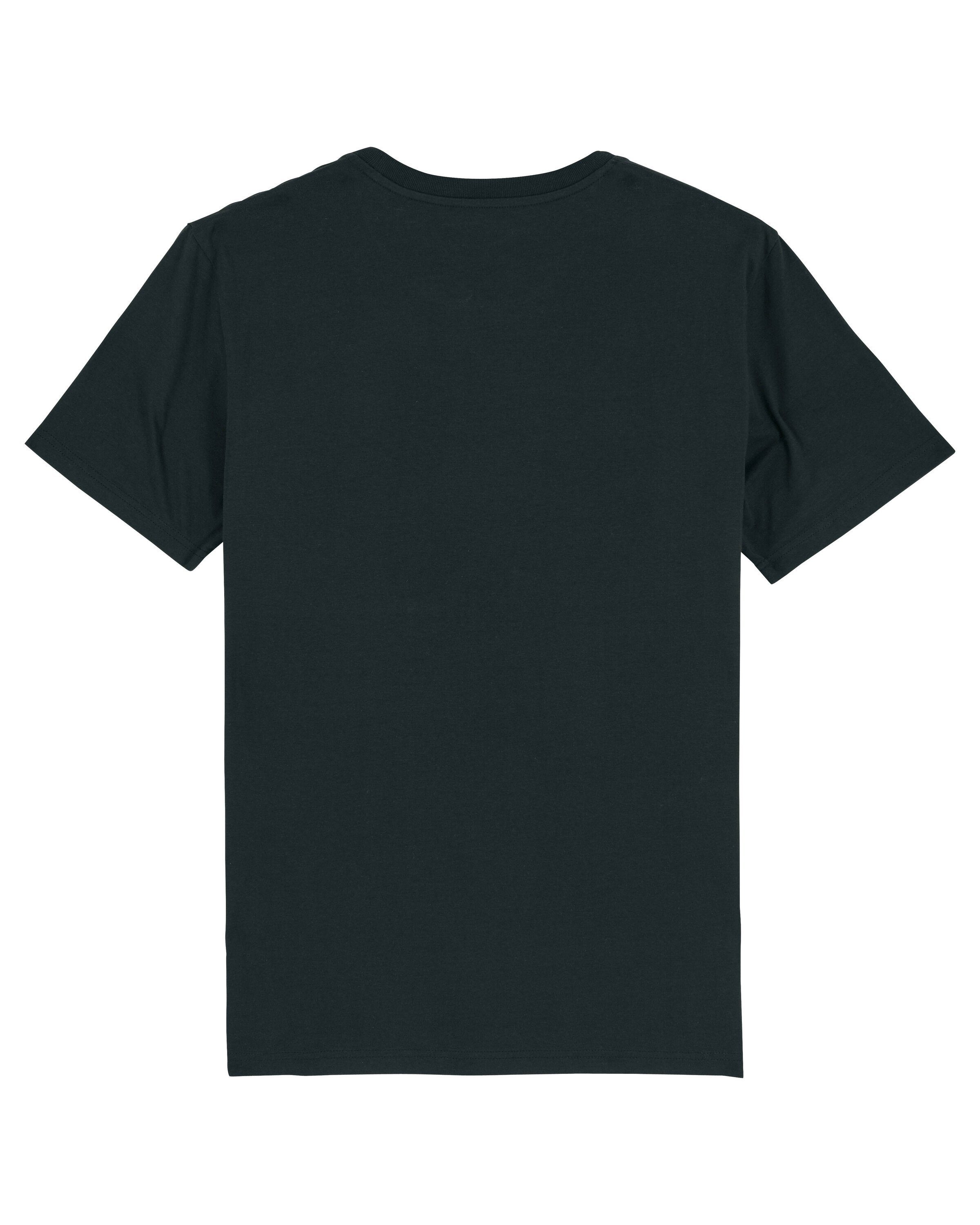 schwarz Print-Shirt Apparel (1-tlg) wat? Superastronaut