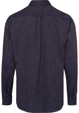 OLYMP Langarmhemd Modern Fit Quetschfalte auf der Rückseite