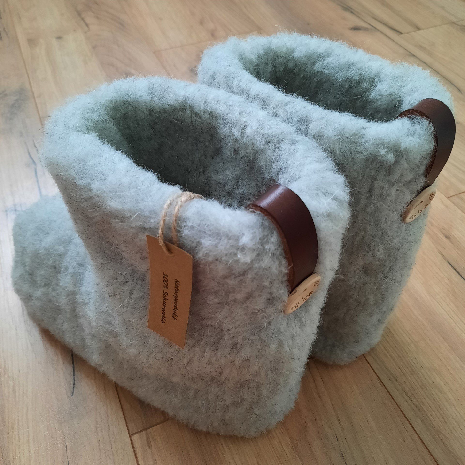 em-ka Валянки Schurwolle Winter Warme Wollsocke Домашнє взуття Hausschuh Hausschuh Schafwolle, Lammwolle, Damen, Herren, Naturprodukt, Hausstiefel, Füßwärmer