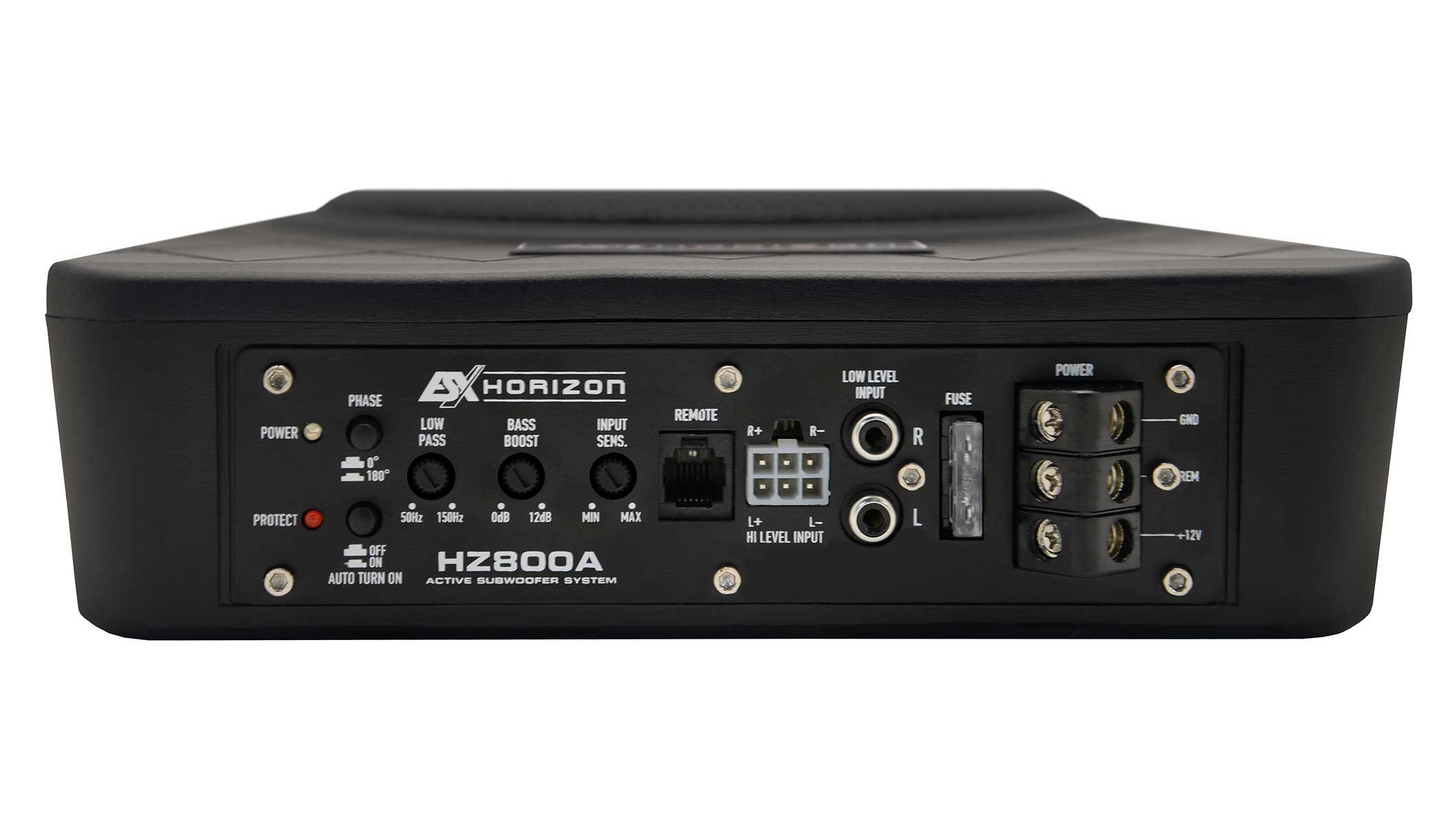 ESX ESX HORIZON HZ800A, Aktiver 20cm (8) Untersitz-Subwoofer Auto-Subwoofer (100 W, max.: W 20 cm)