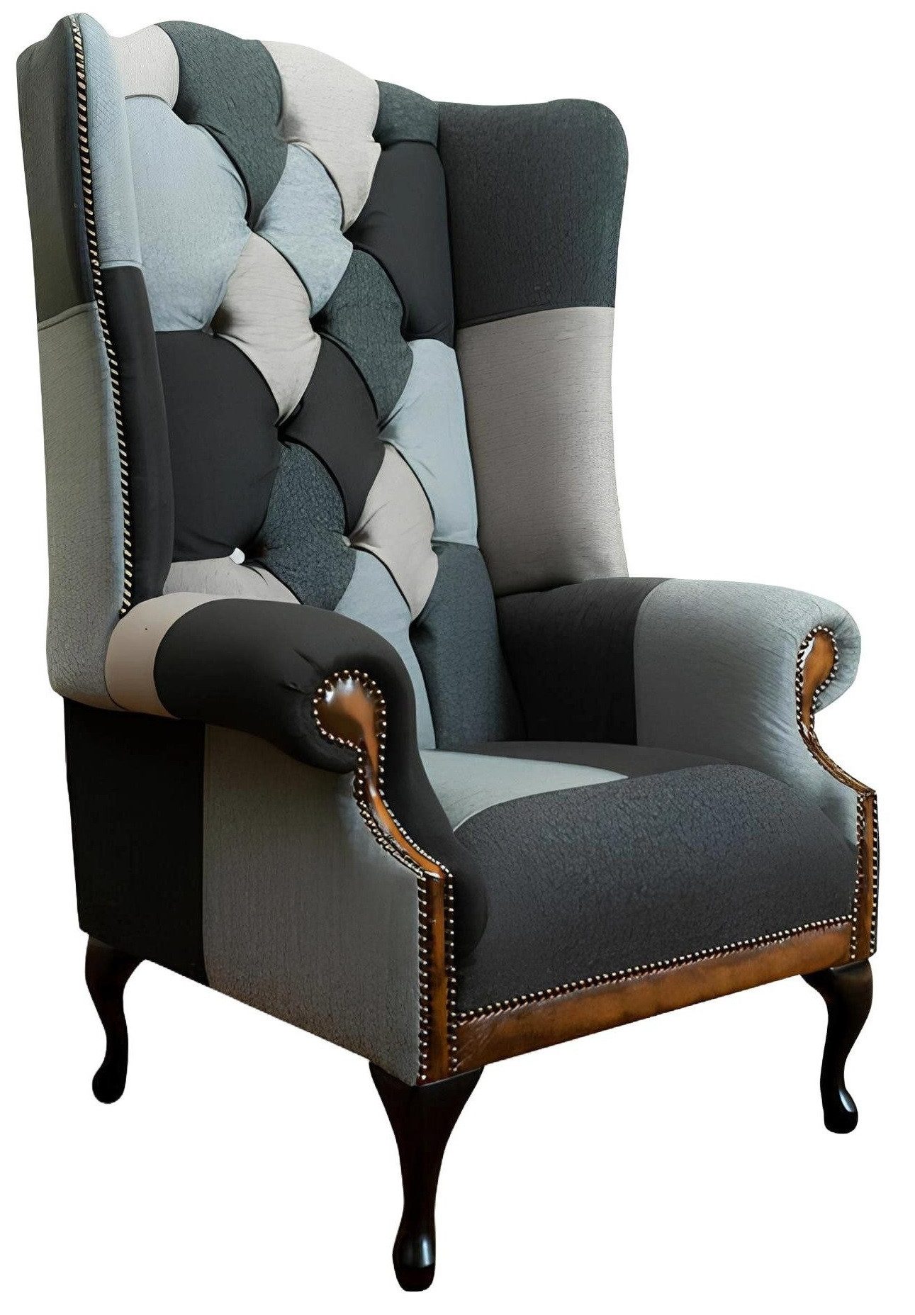 Xlmoebel Ohrensessel Mehrfarbiger Chesterfield Sessel im modernen Design (Chesterfield Sessel), Hergestellt in Europa