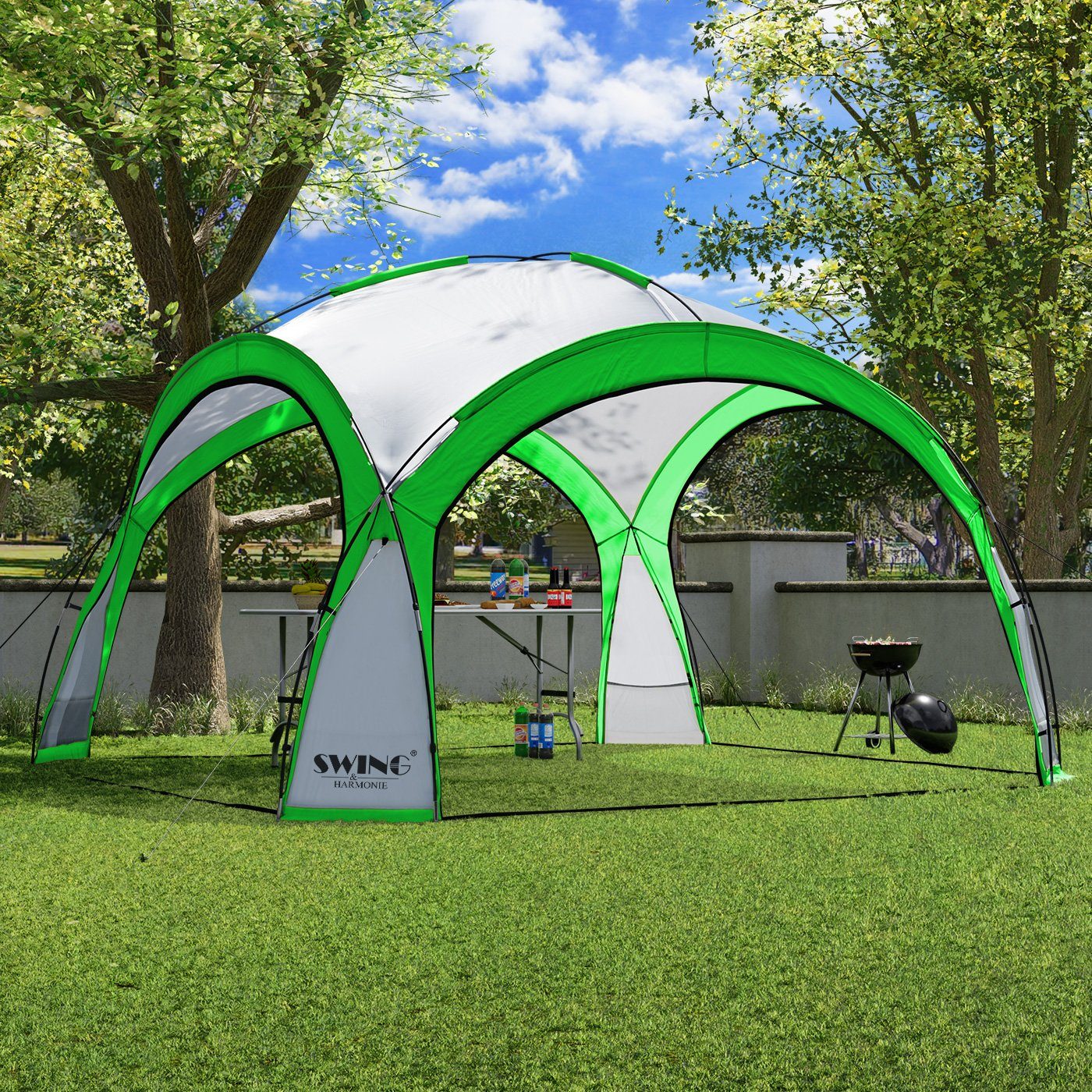 Swing&Harmonie Faltpavillon LED Event Pavillon 3,6 günstig online kaufen