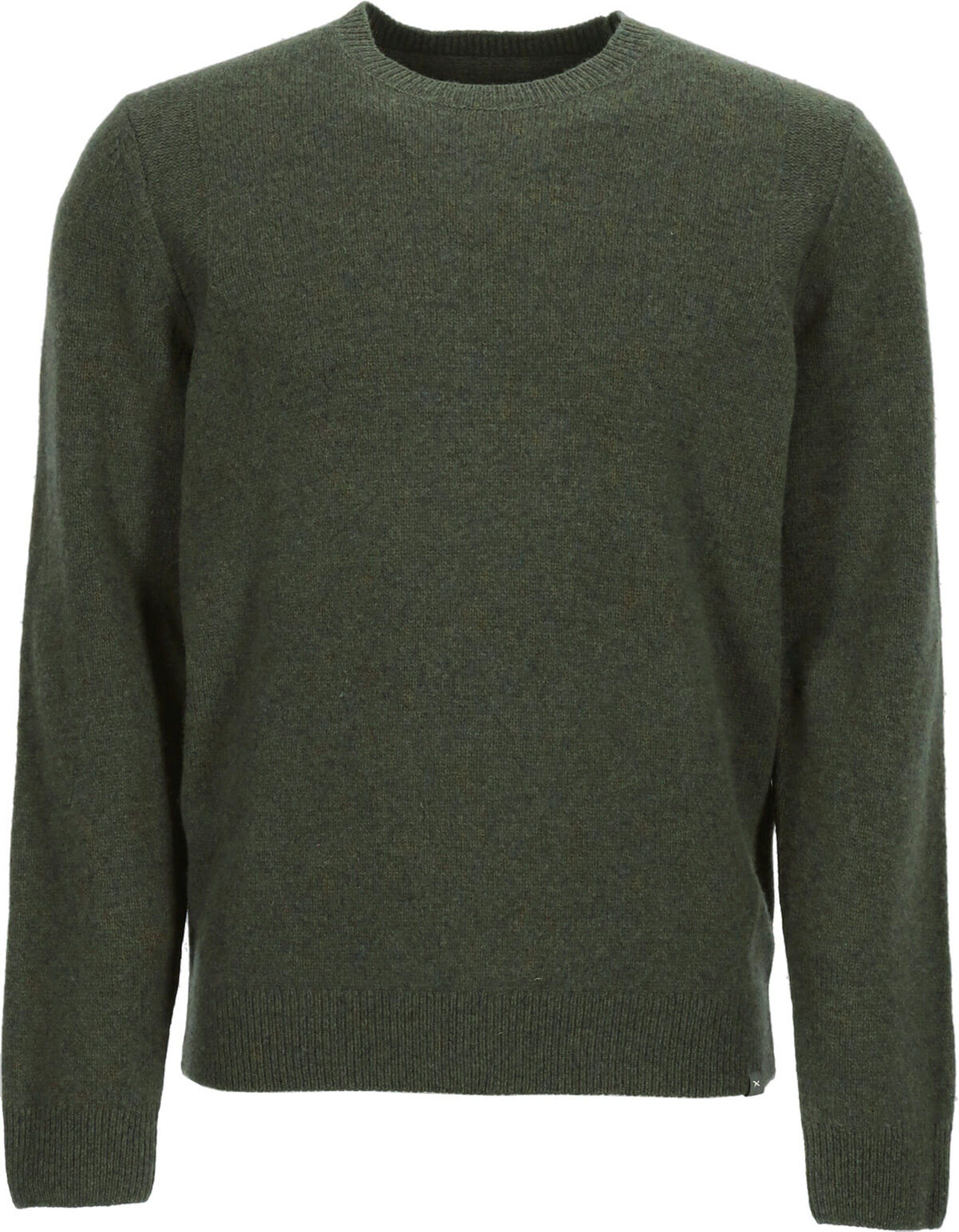 Strickpullover BRAX Rundhals Lambswoool Pullover Rick oliv
