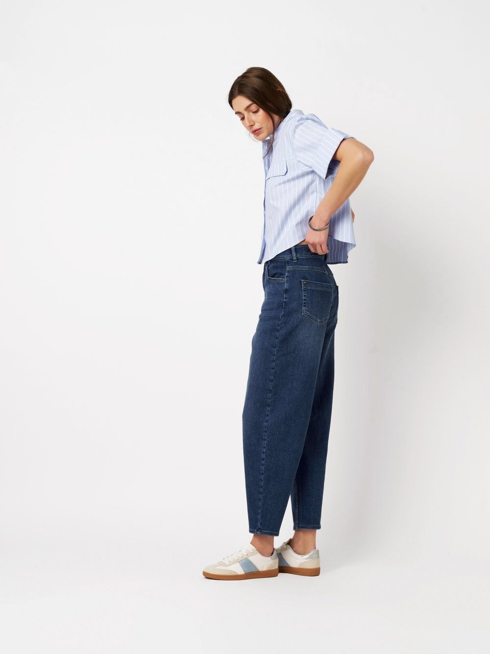 ROSNER Tapered-fit-Jeans Mara Barrel (1-tlg) in Barrel-Fit