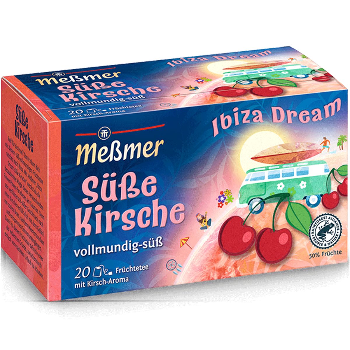 Meßmer Tee, Meßmer Ibiza Dream süße Kirsche Limited Edition 20 Beutel 50g