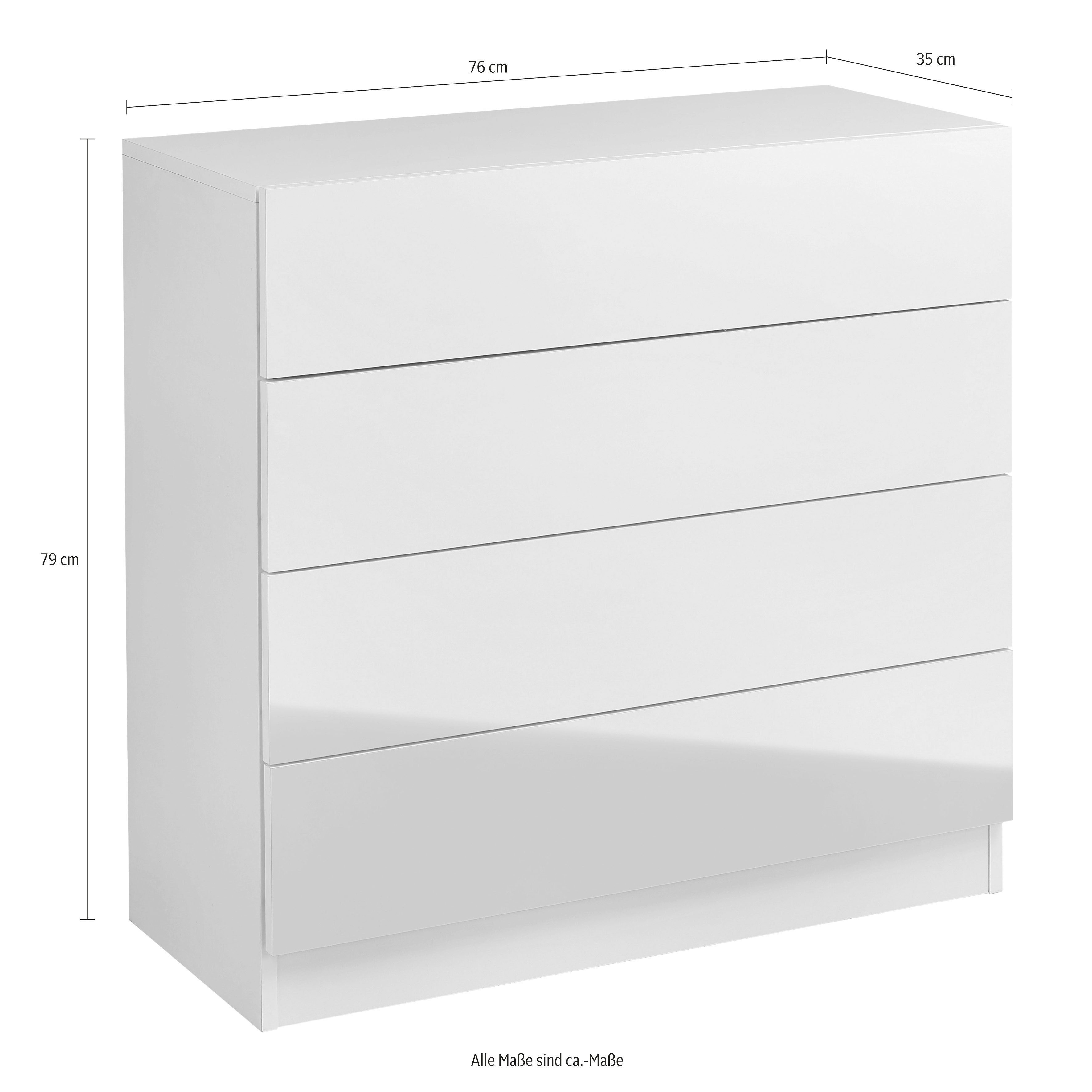 borchardt Möbel Kommode Vaasa, Breite 76 cm