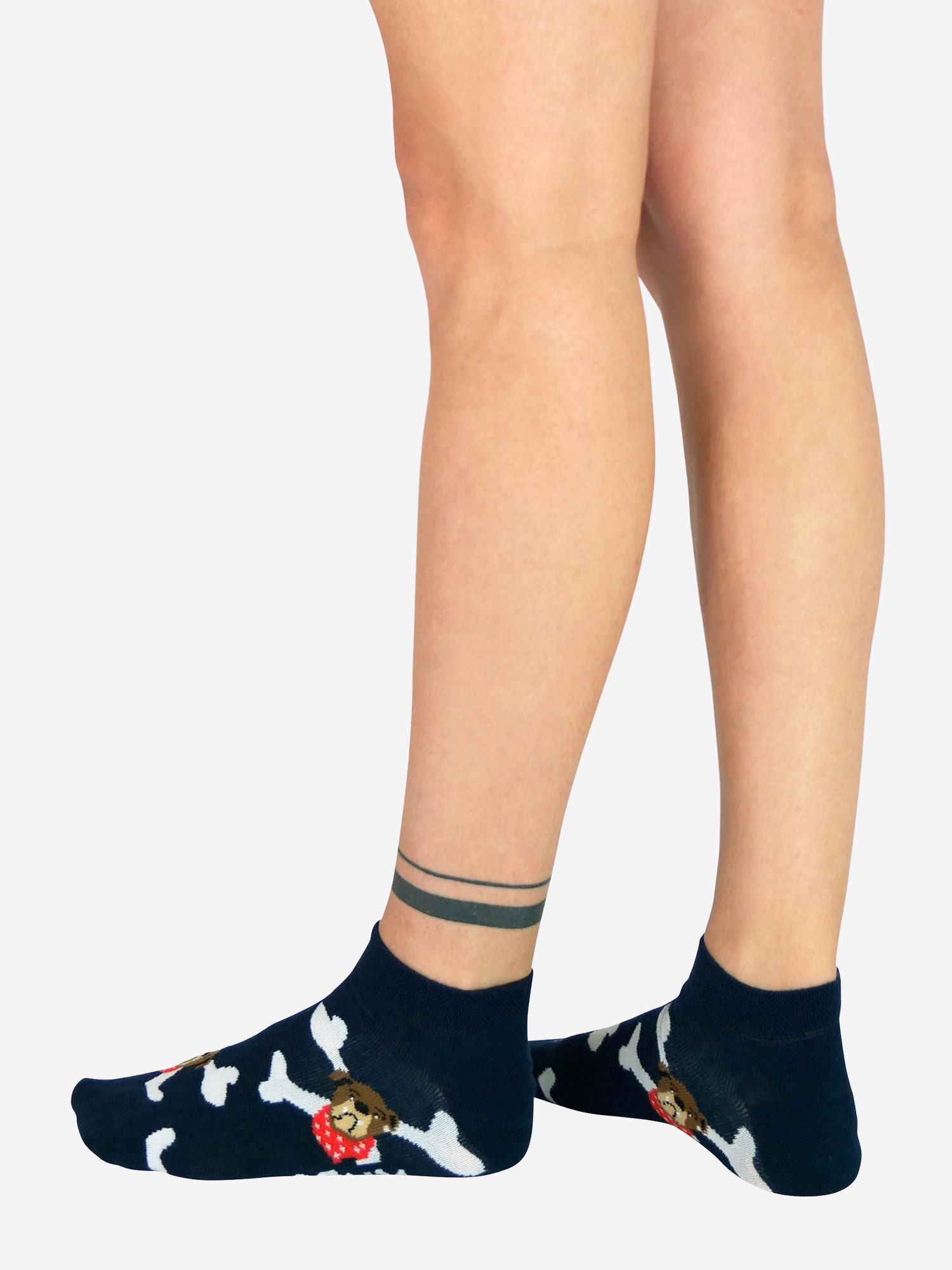 UnaBux Sneakersocken Prints (5-Paar) Sneaker-socken füsslinge füßlinge